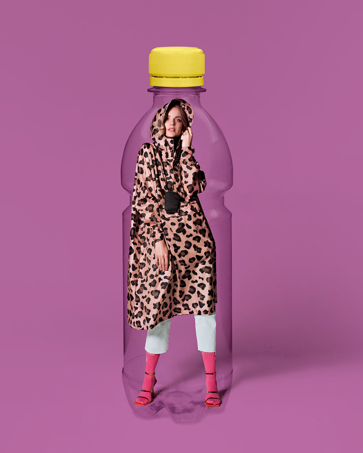 Rain Poncho Animal Print
