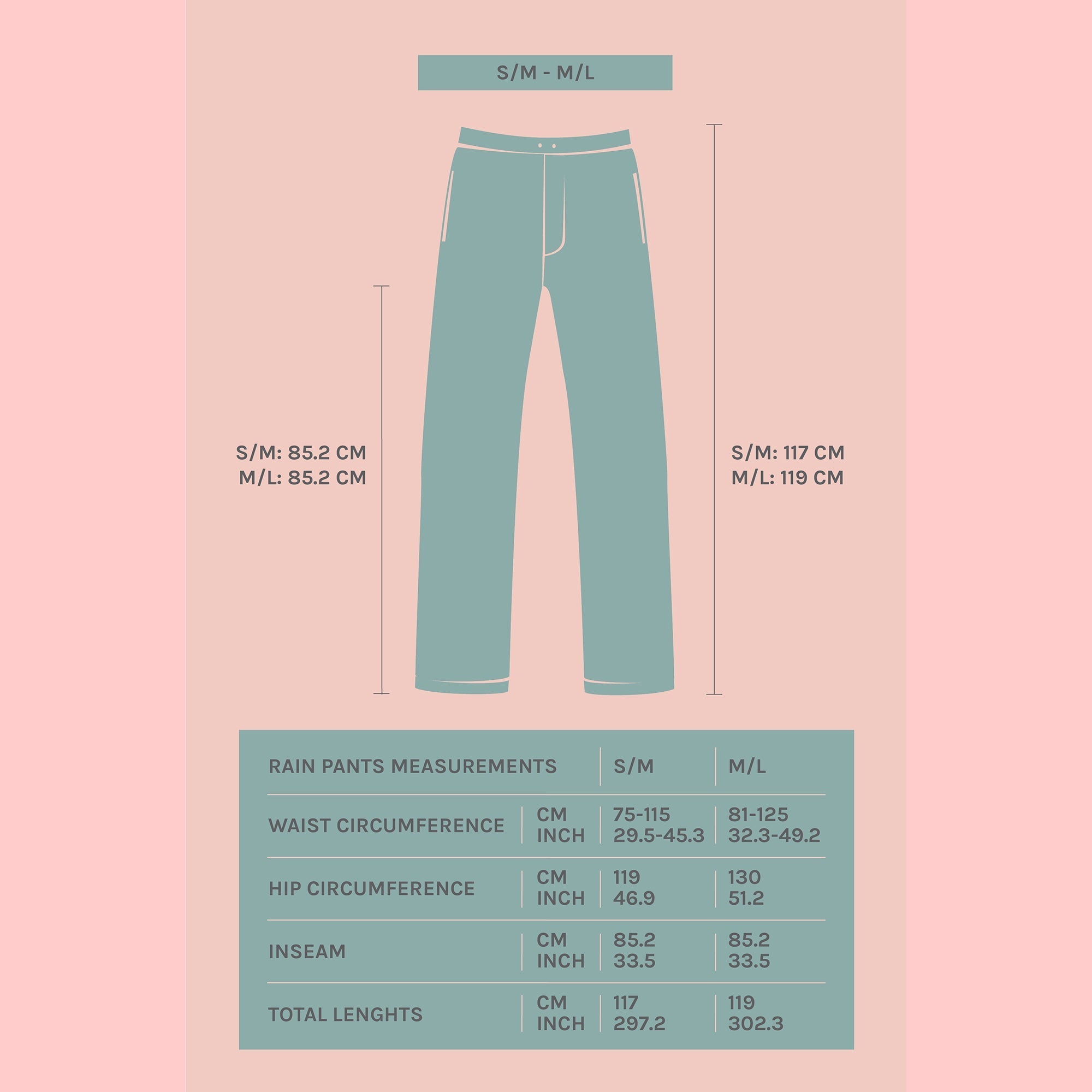 Rain Pants Herringbone