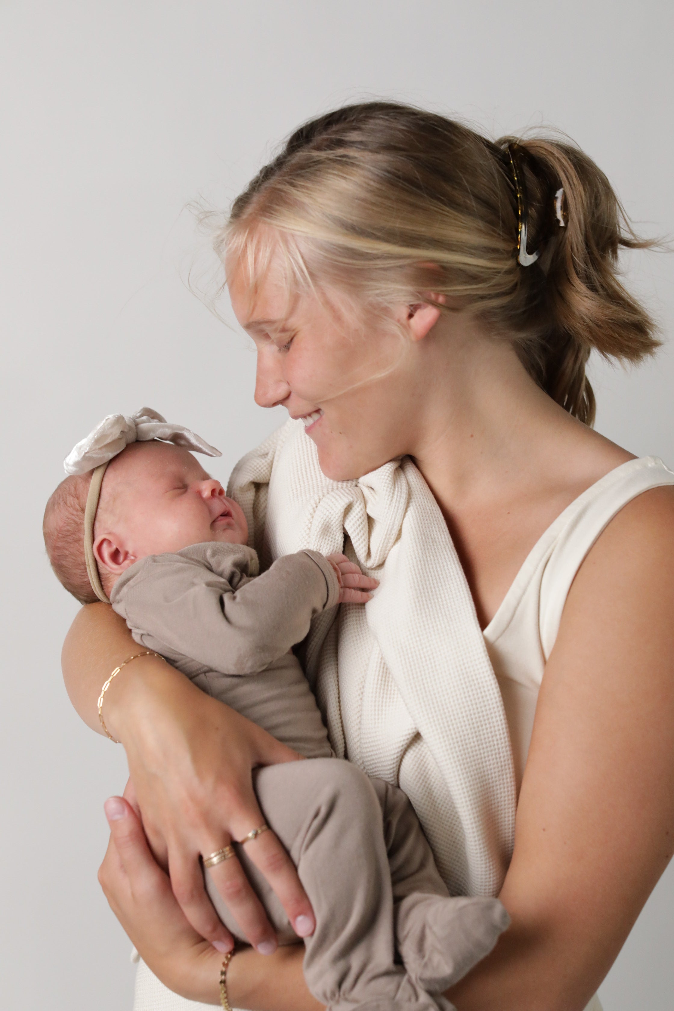 Beatrice || Thermal Baby Swaddle With Binding