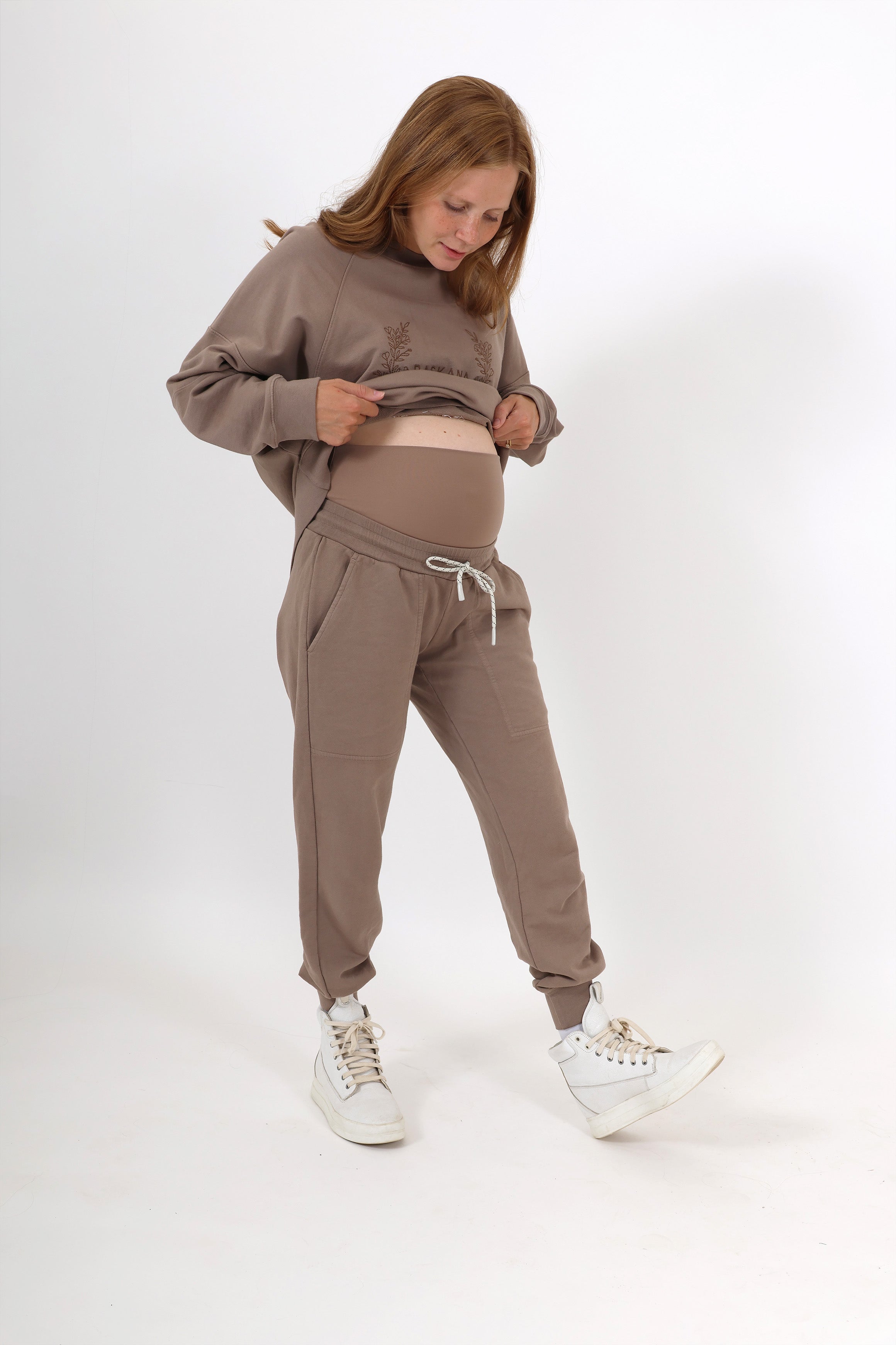 Elle || Organic Cotton Maternity Jogger