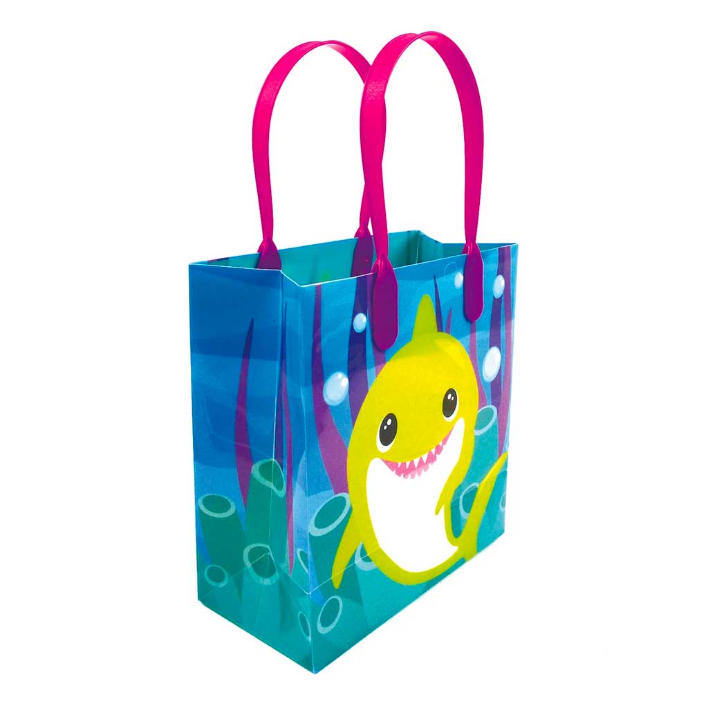 Shark Family Themed Party Favor Bags Treat Bags - Set Of 6 Or 12