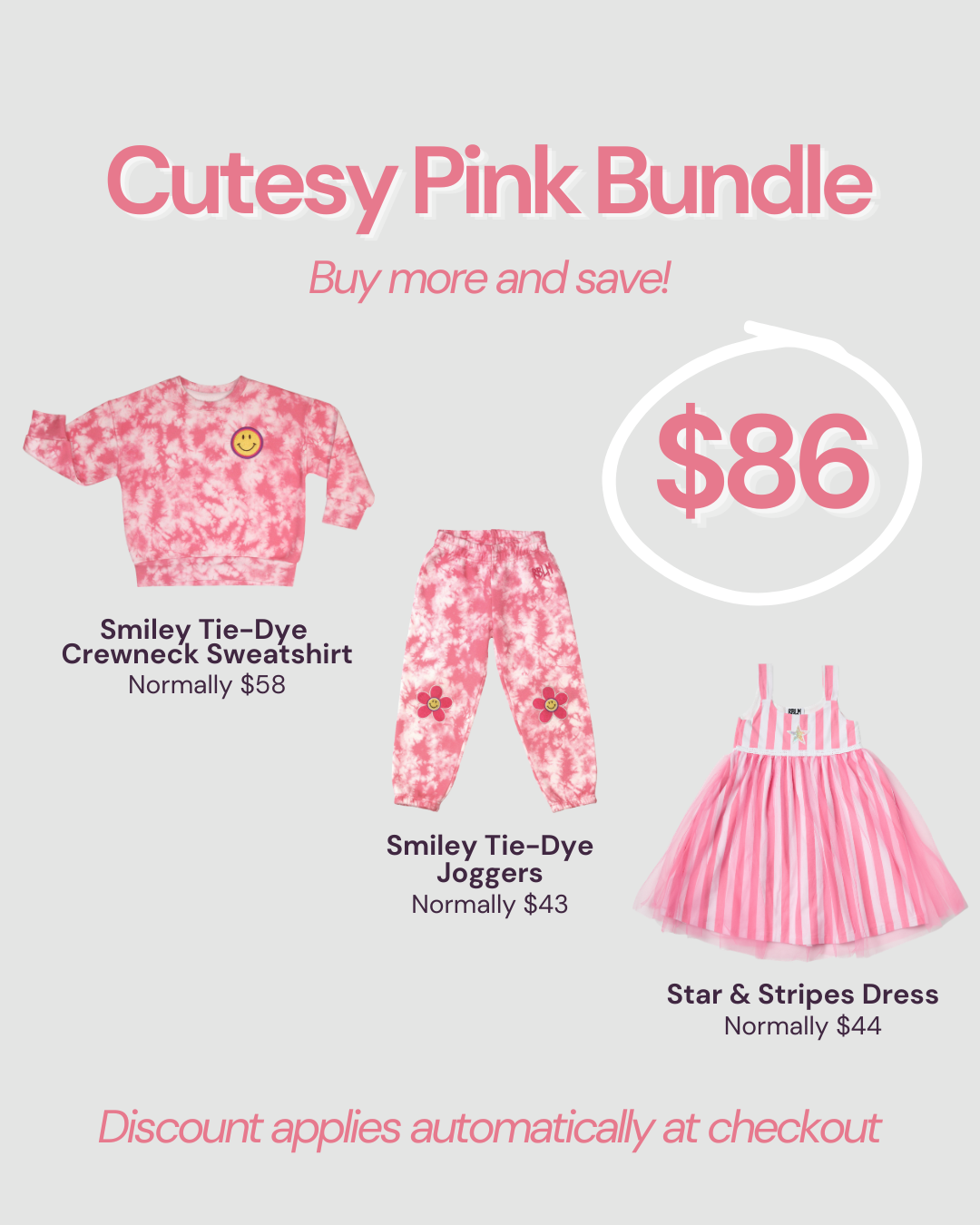 Smiley Tie-dye Joggers