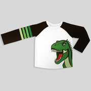 Dinosaur Baseball Tee