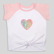 Heart Knotted Baseball Tee