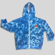 Shark Tie-dye Zip-up Hoodie