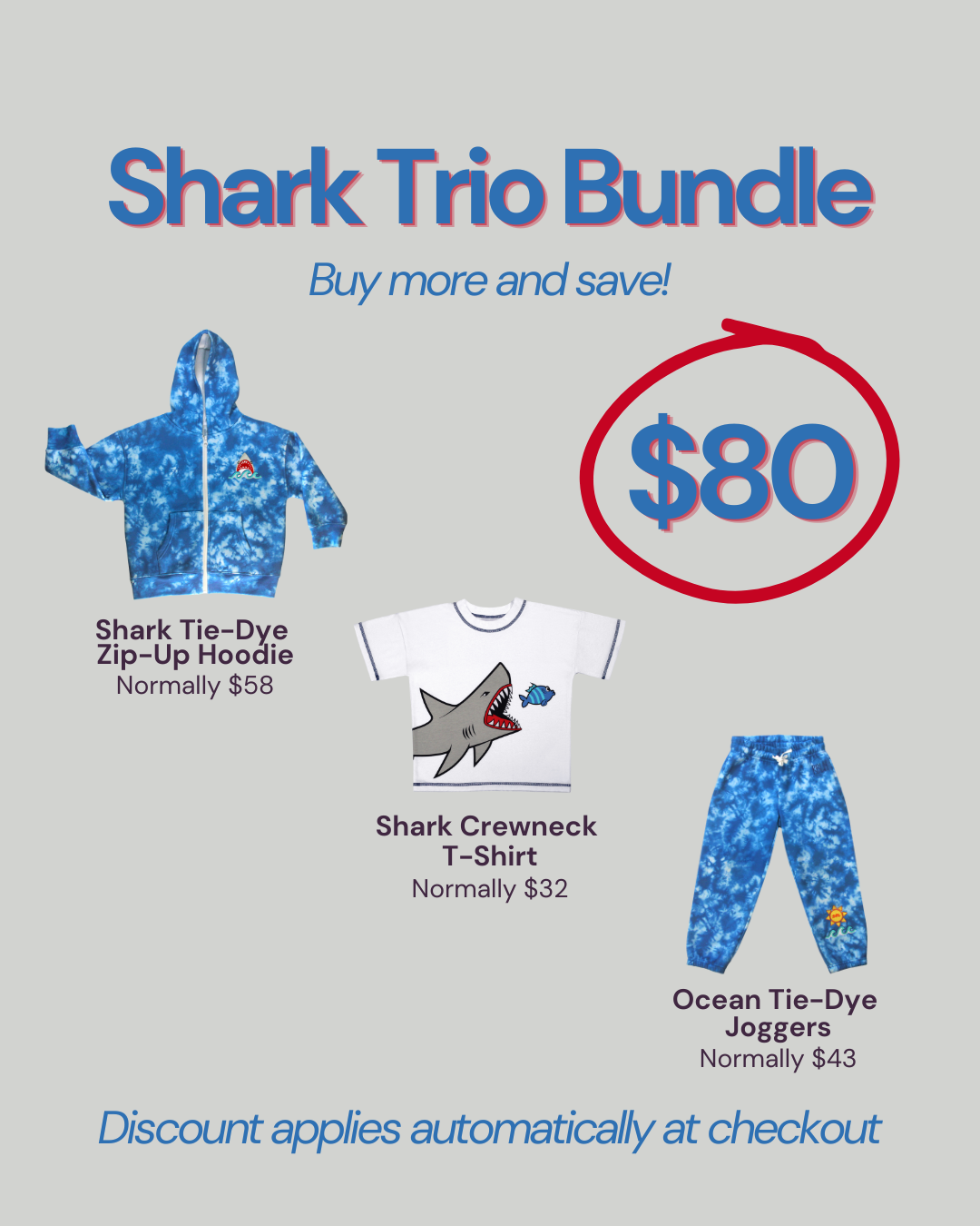 Shark Crewneck T-shirt