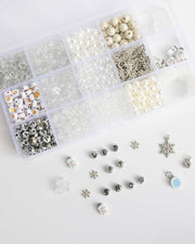 Winter White Letter Bead Diy Box Kit