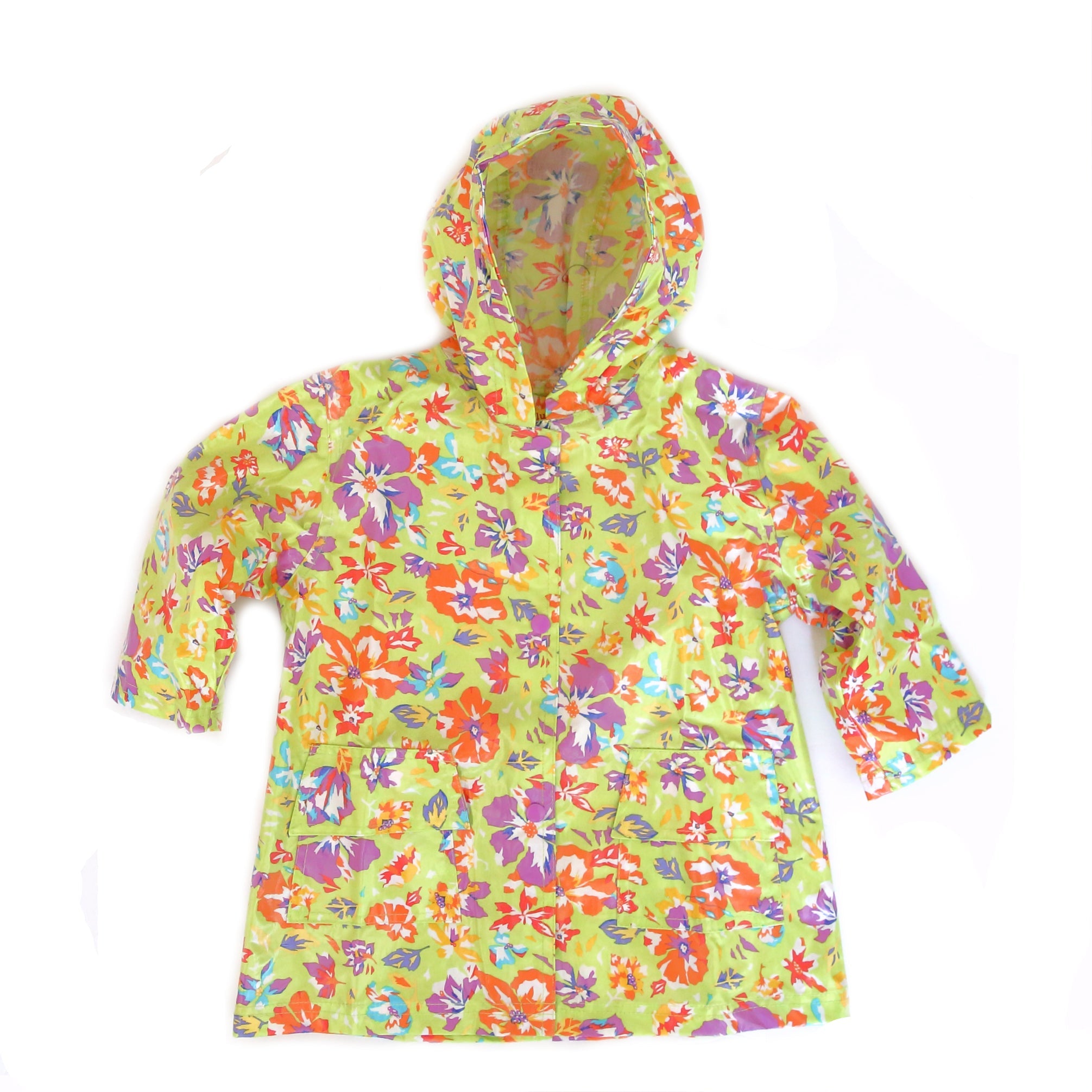 Lime Flower Raincoat