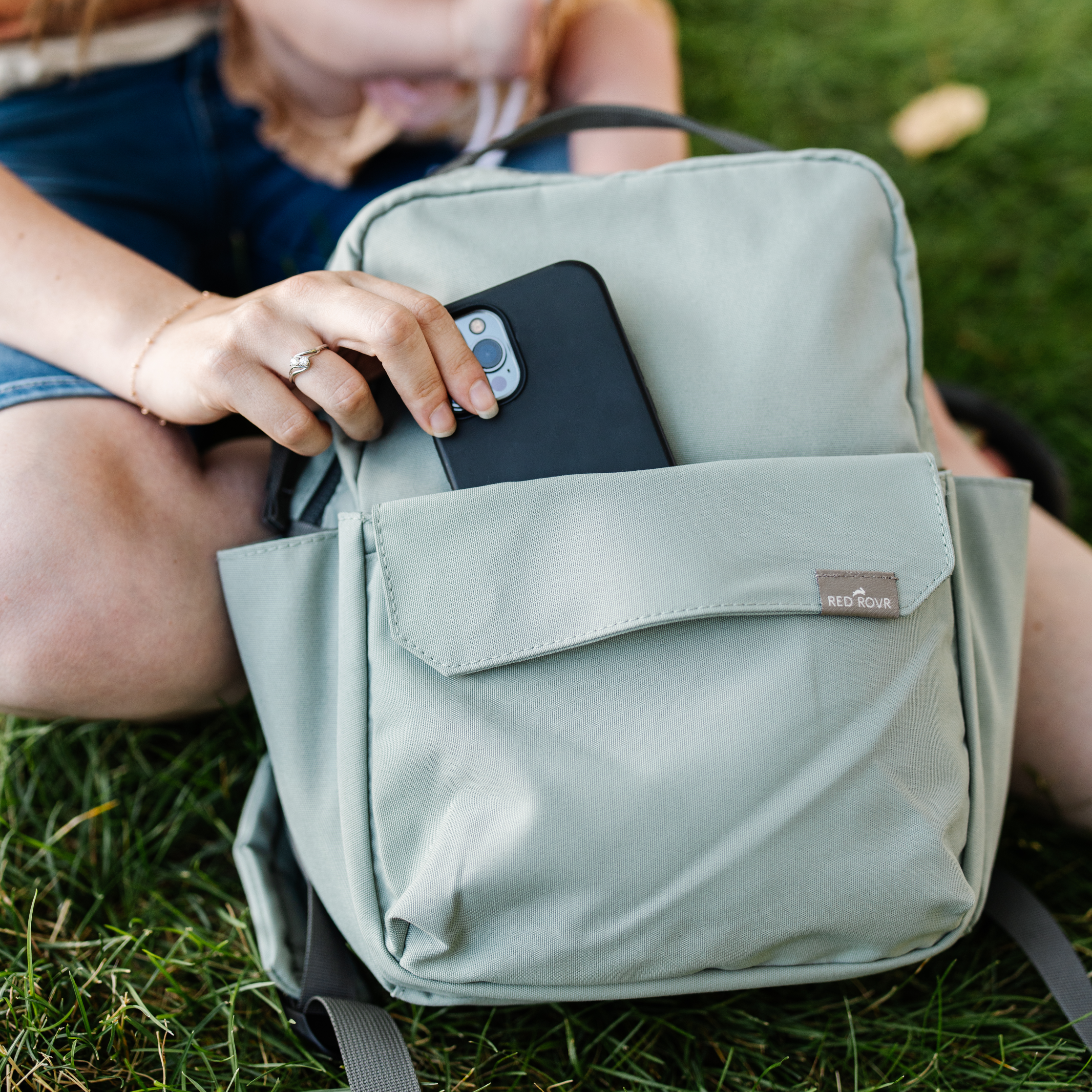 Red Rovr Mini Roo Backpack - Sage