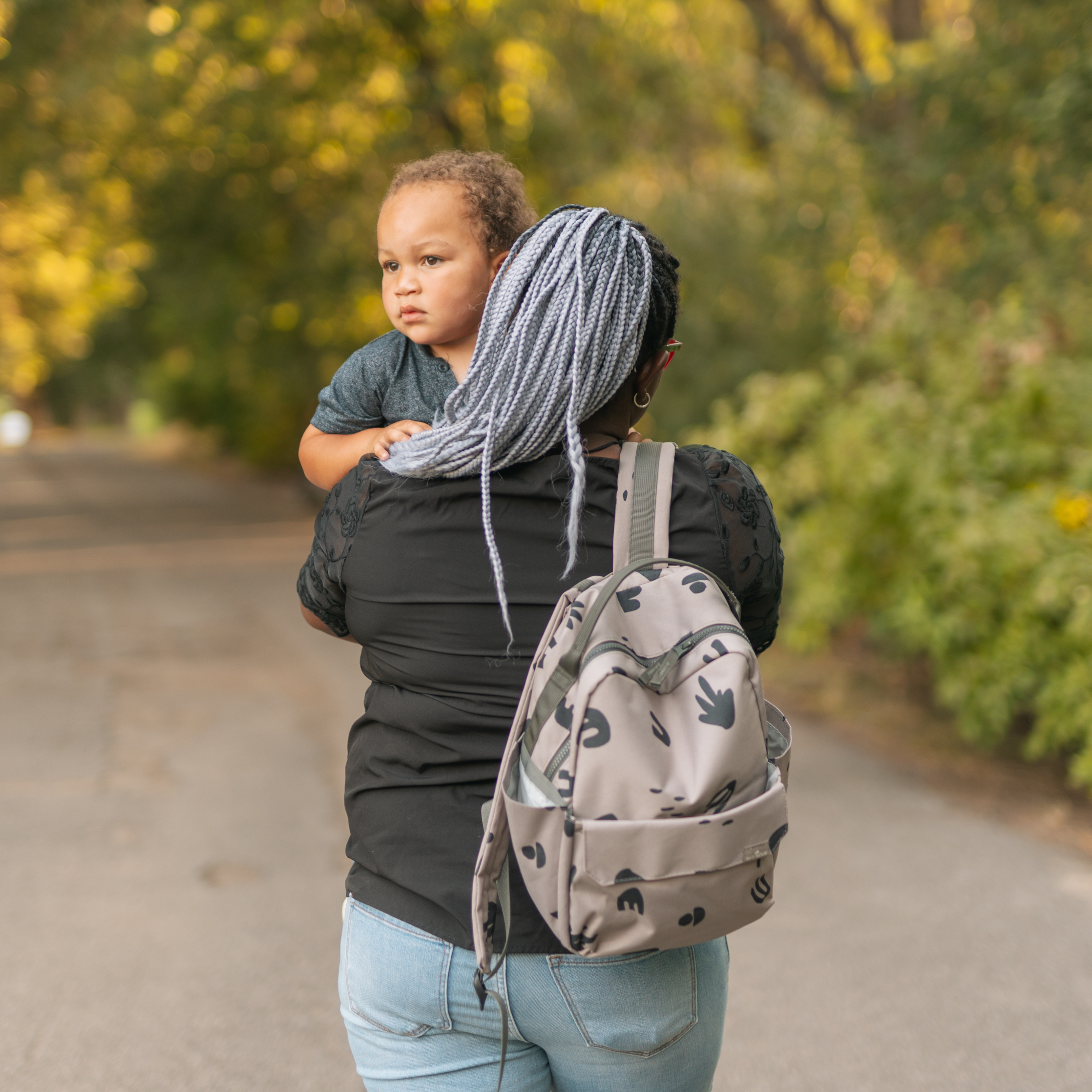 Red Rovr Mini Roo Backpack - Truffle Doodle