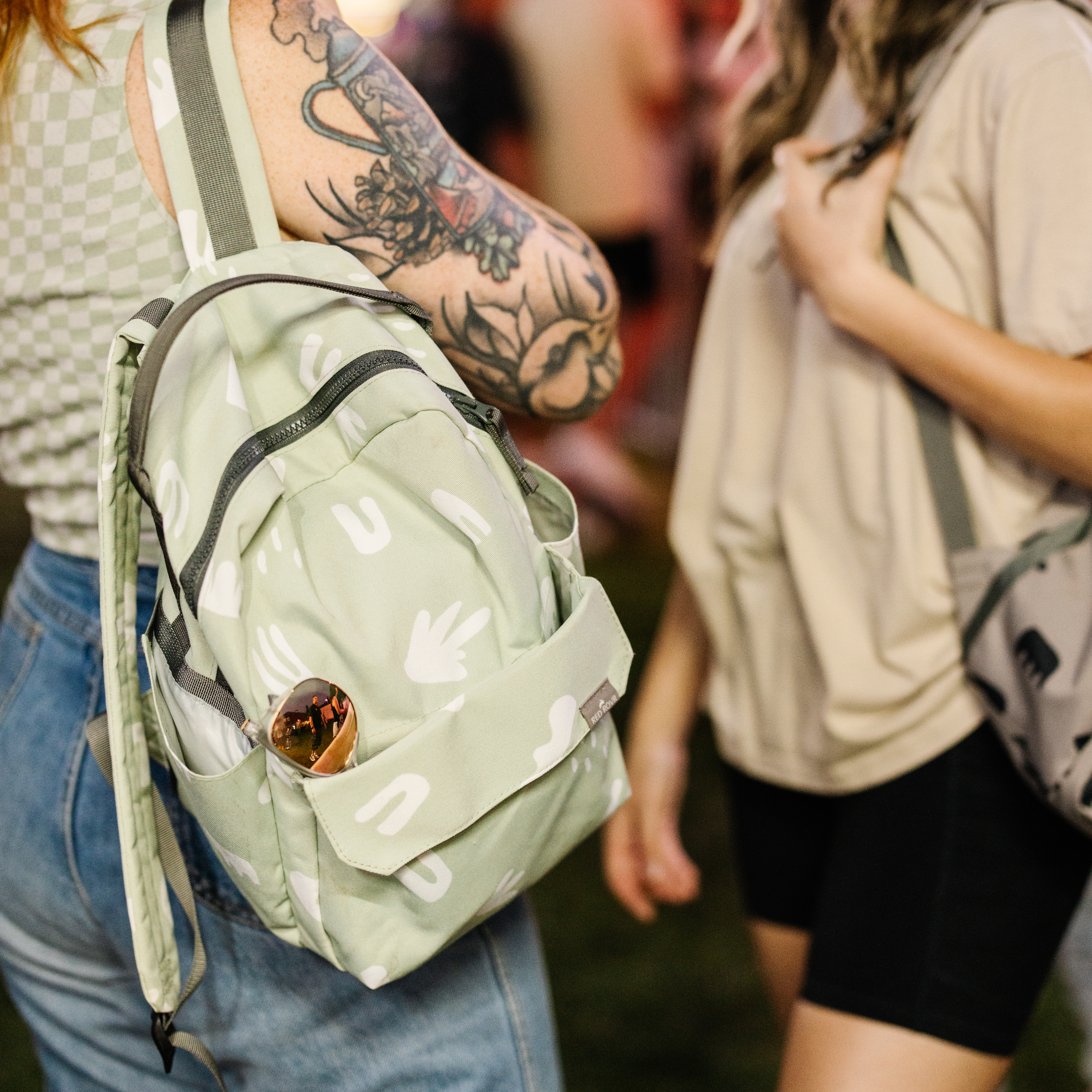Red Rovr Mini Roo Backpack - Pear Doodle