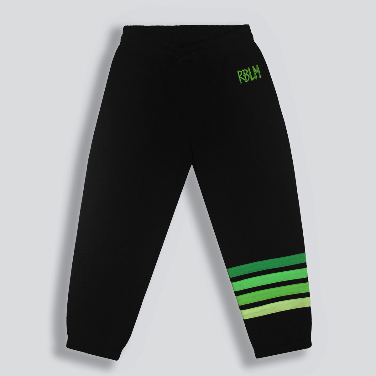 Green Striped Joggers