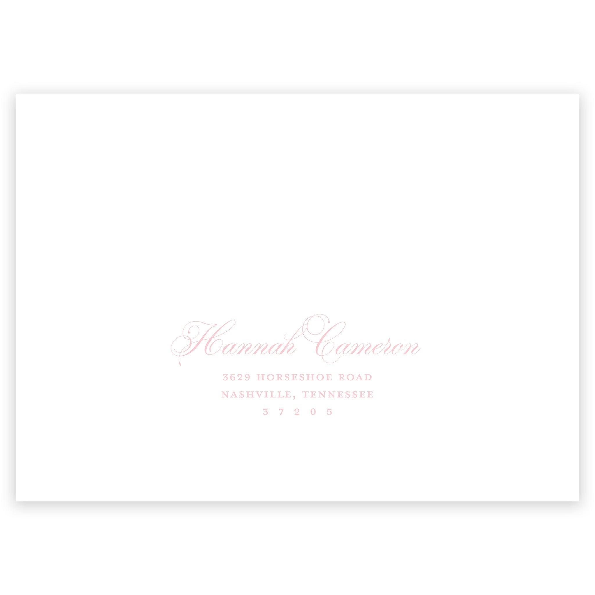 Pink Rocking Horse Baby Shower Invitation
