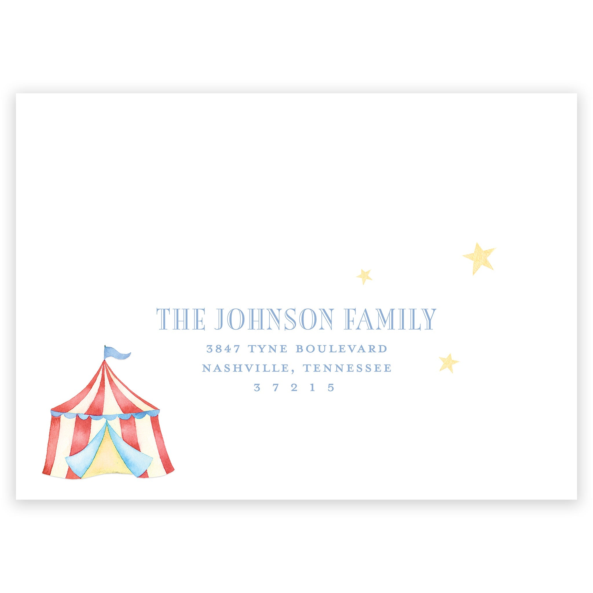Circus Birthday Invitation