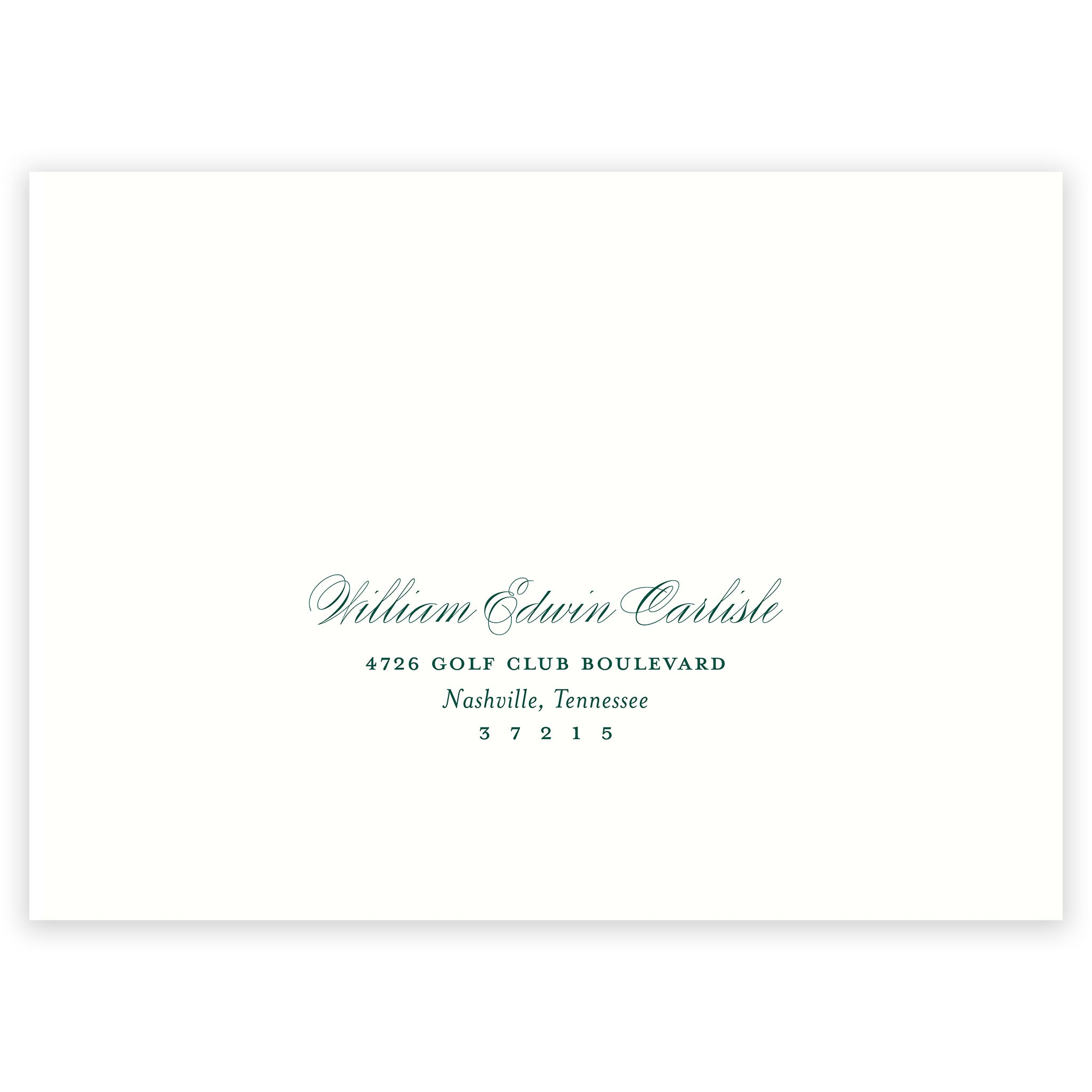 Golf Rehearsal Dinner Invitation