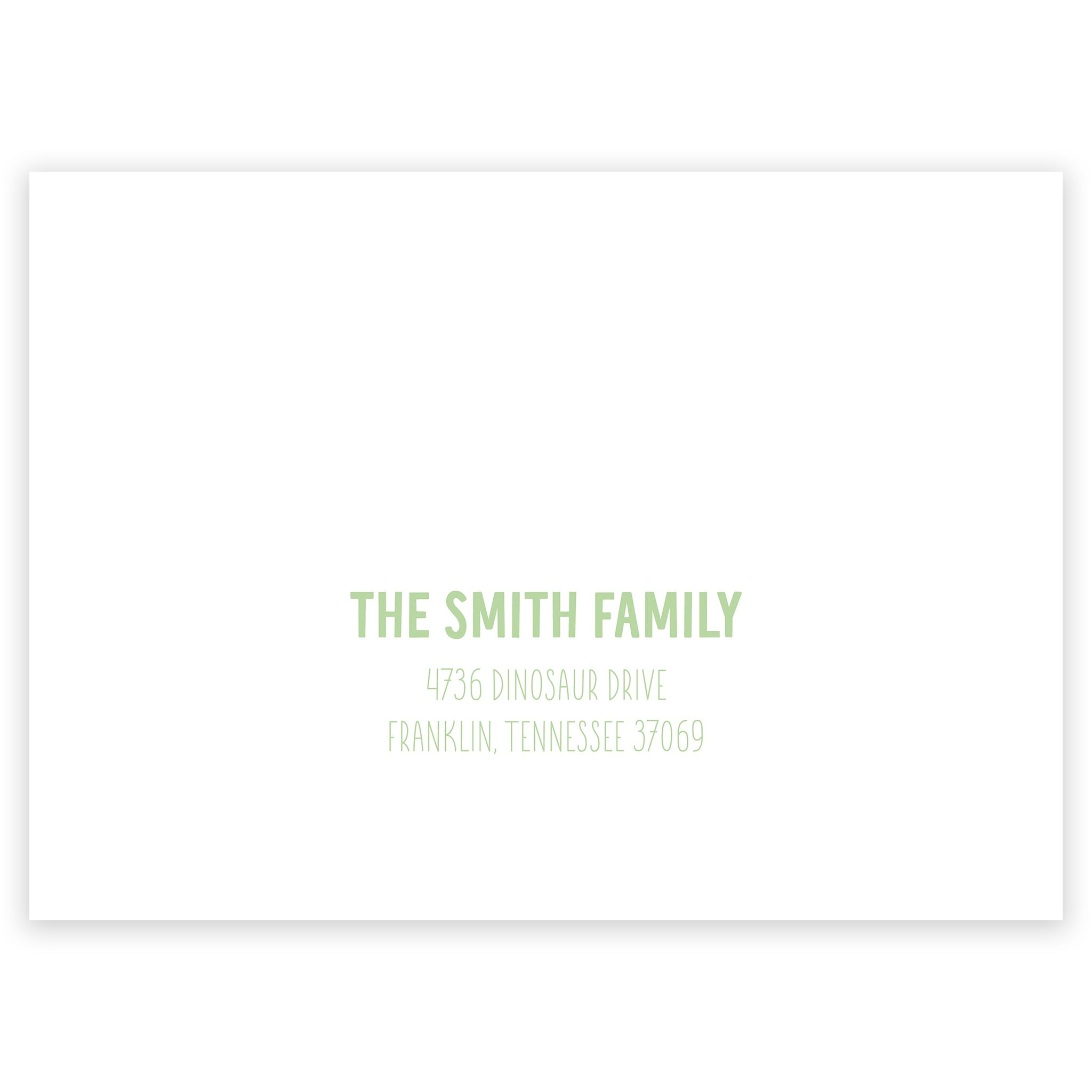 Dinosaur Birthday Invitation