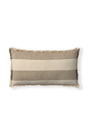 RECTANGULAR CUSHION LINES BROWN