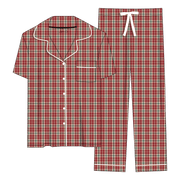 Red Plaid Bamboo Women's Luxe Lounge Set (pre-order)