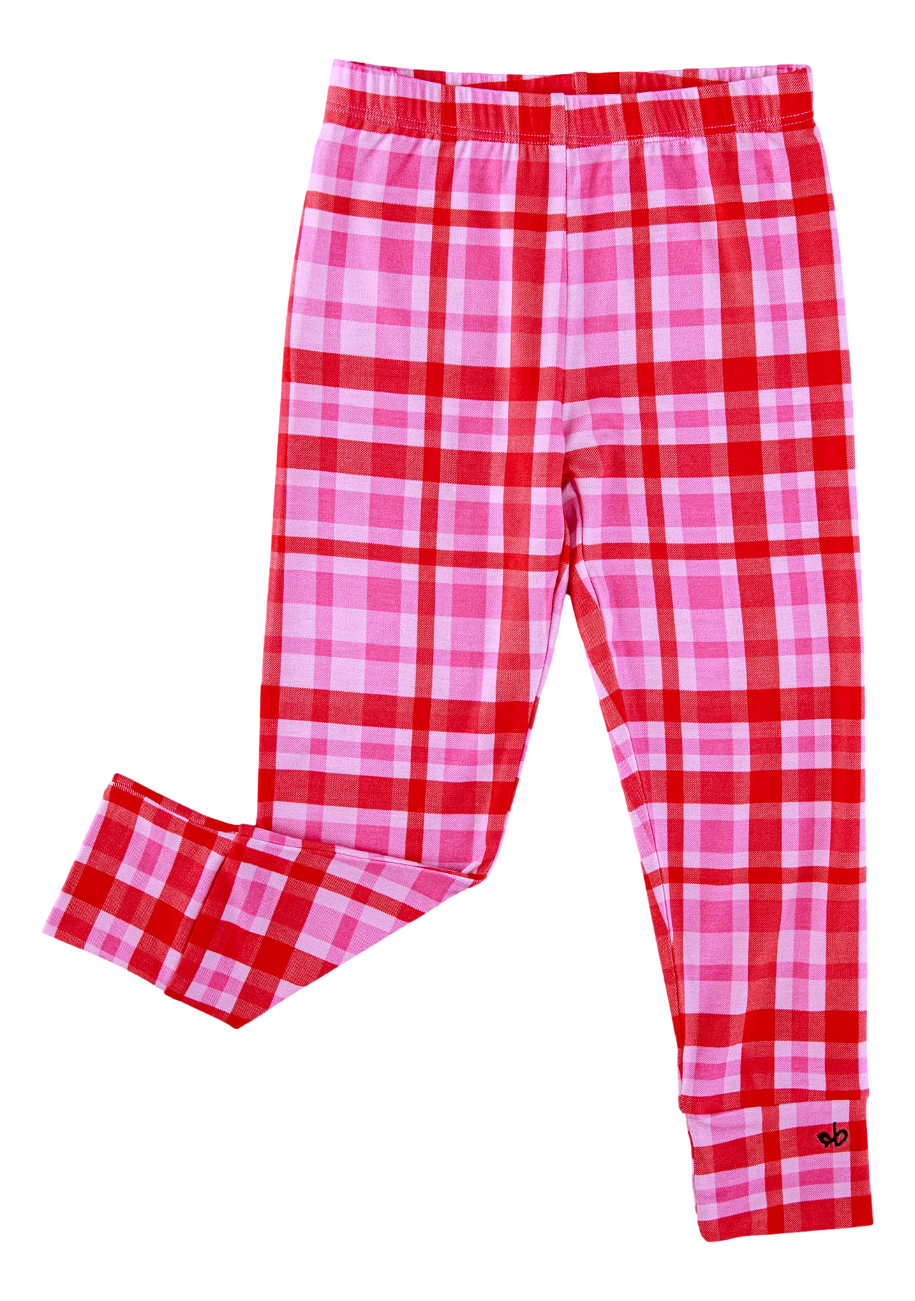 Pink/red Plaid Leggings