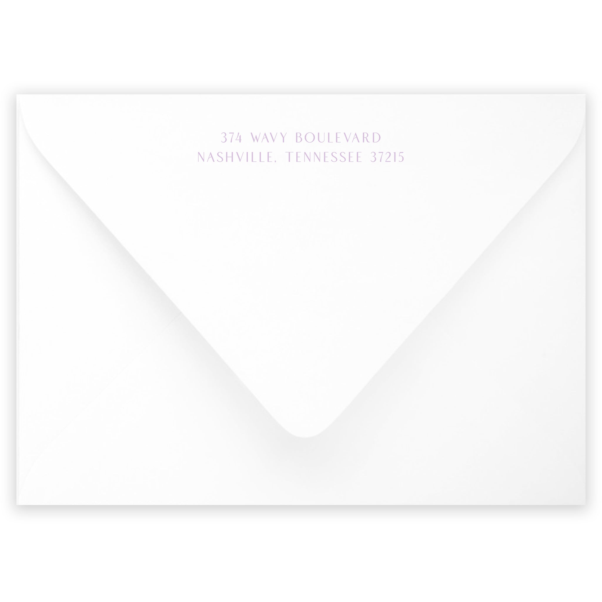 Lavender Wave Notecard