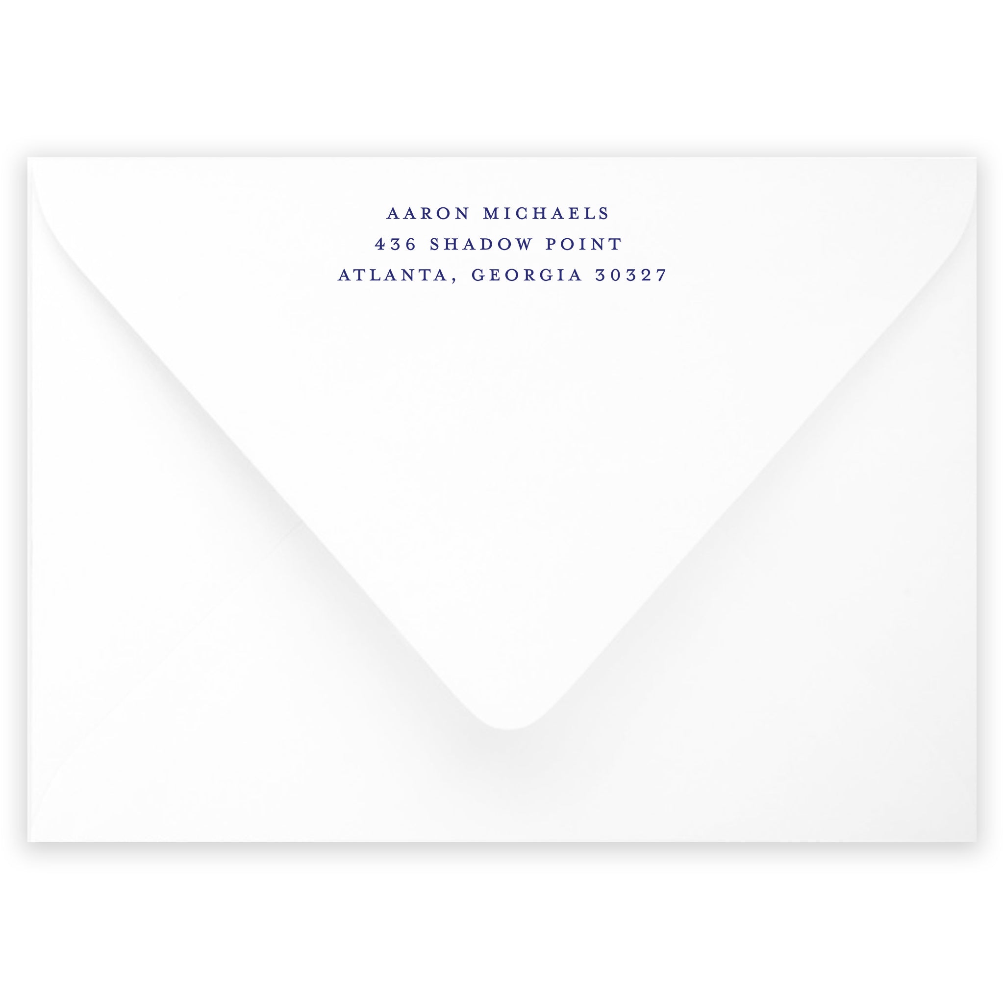 Shadow Monogram Notecard