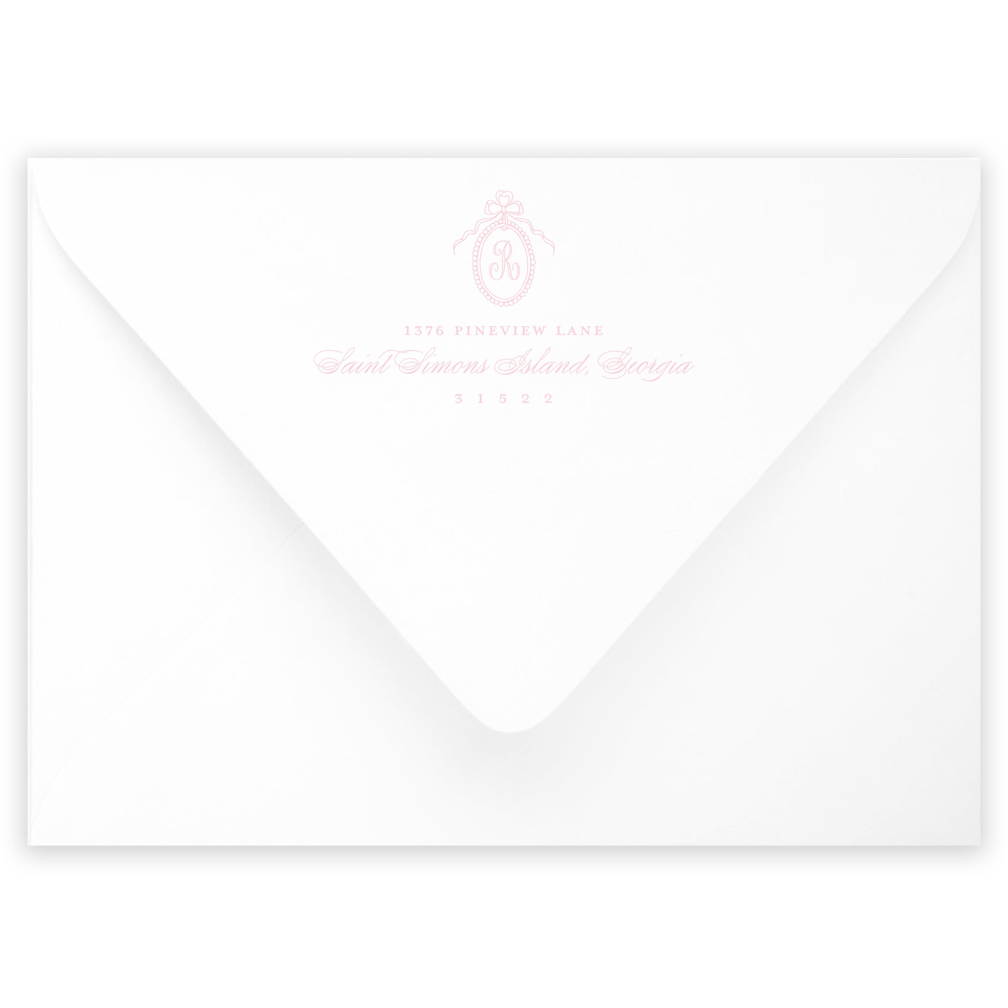 Antoinette Pearl Personalized Notecard