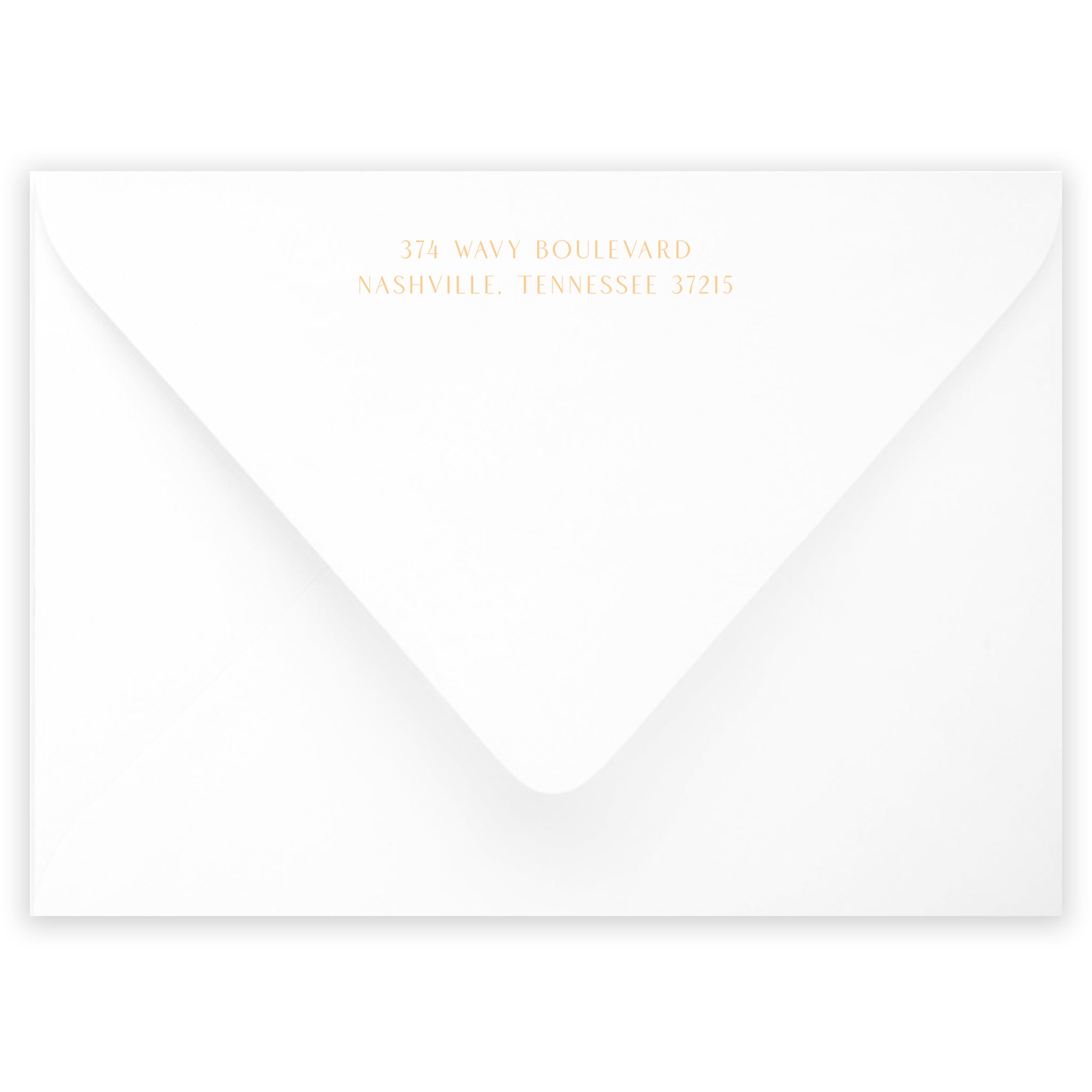 Pink & Orange Wave Notecard
