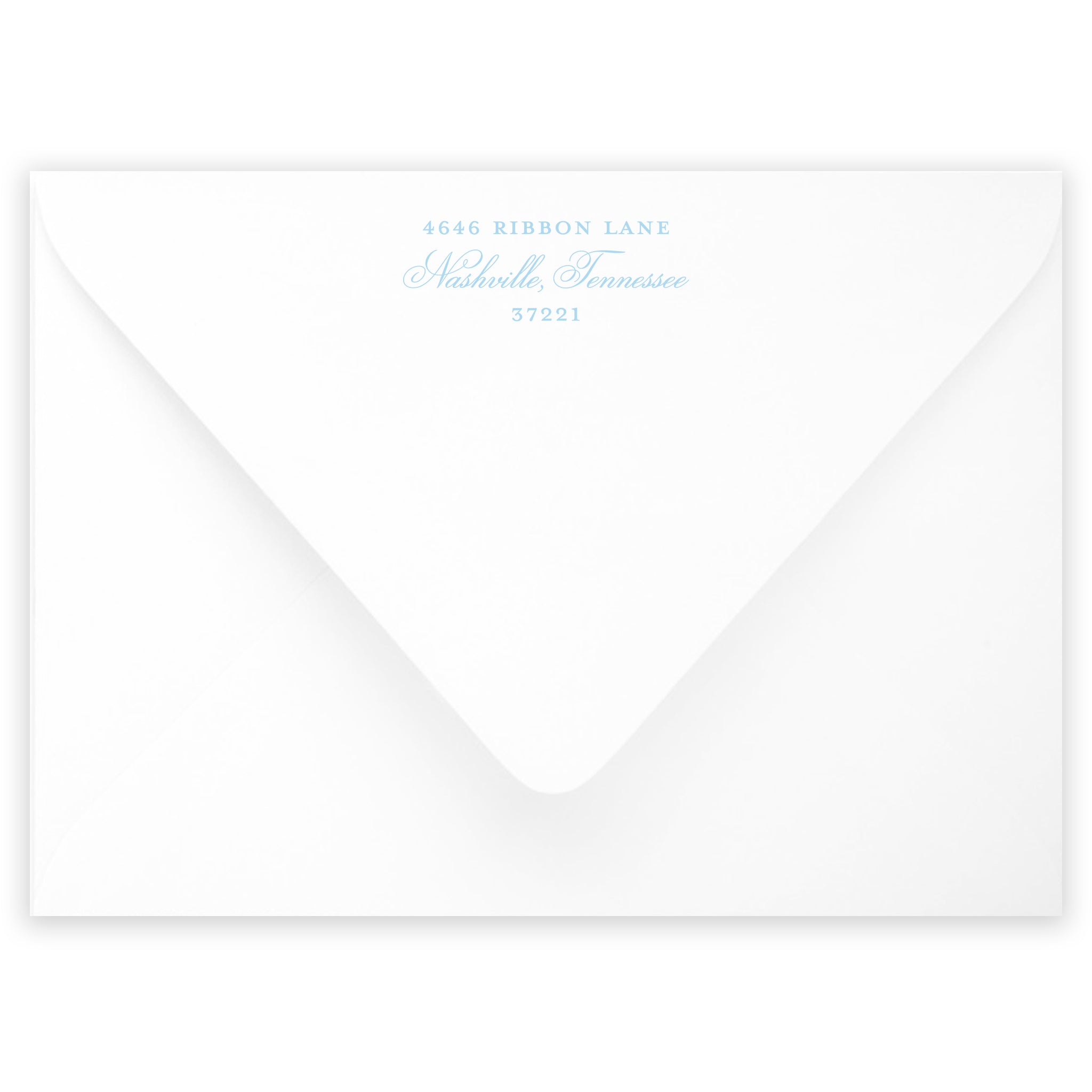 Blue Bow Notecard