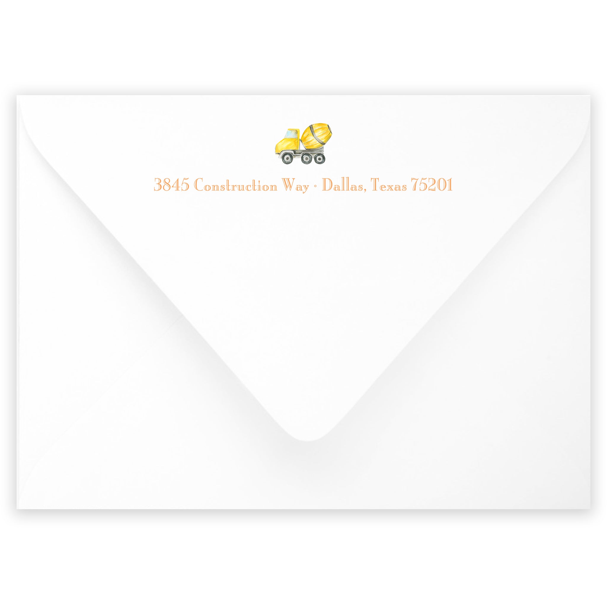 Construction Zone Notecard