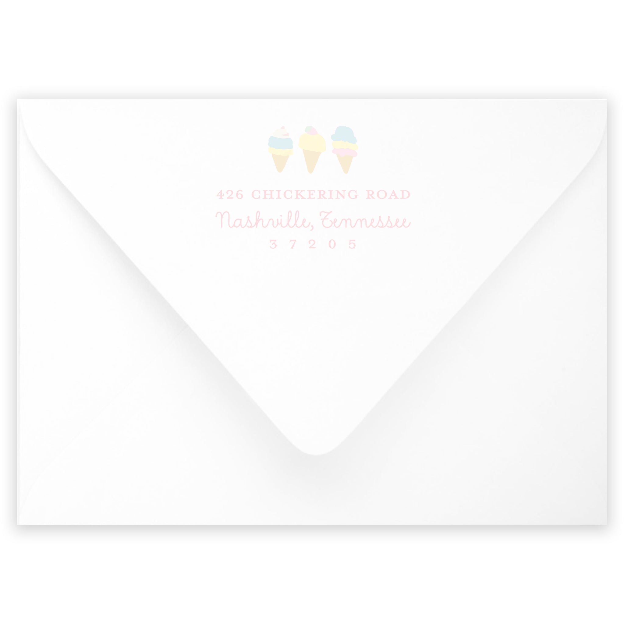 Ice Cream Social Birthday Invitation