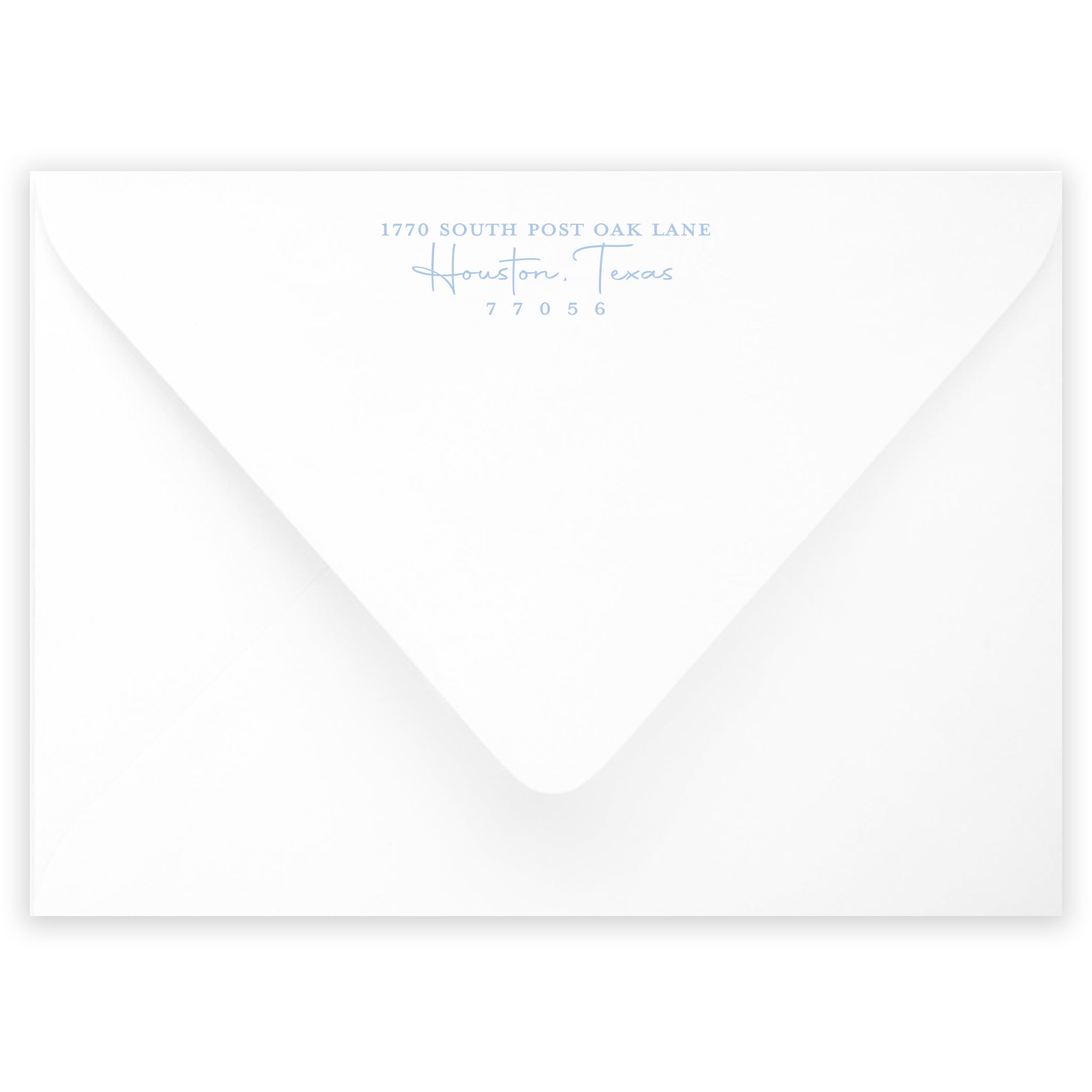 Blue Party Animal Thank You Note