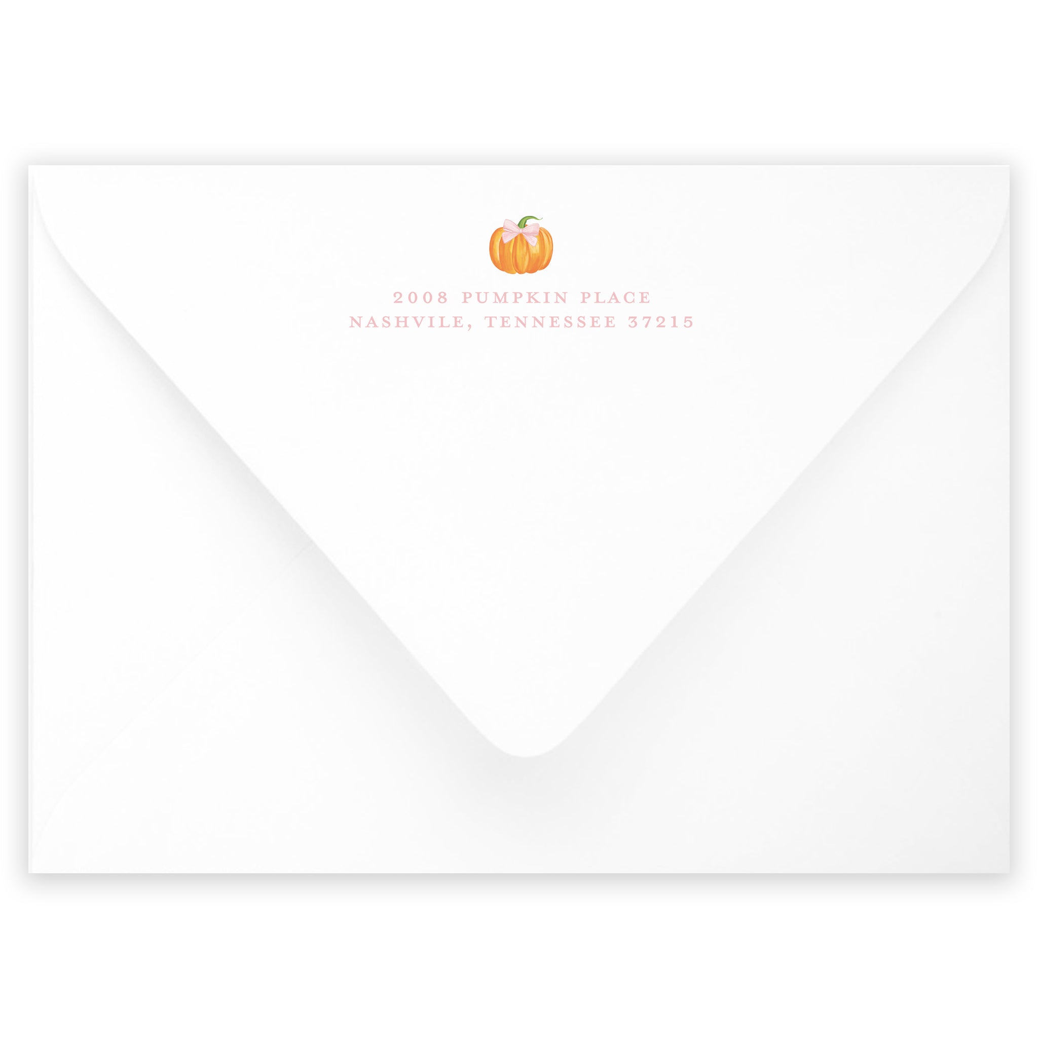 All Pink Fall Pumpkin Birthday Invitation