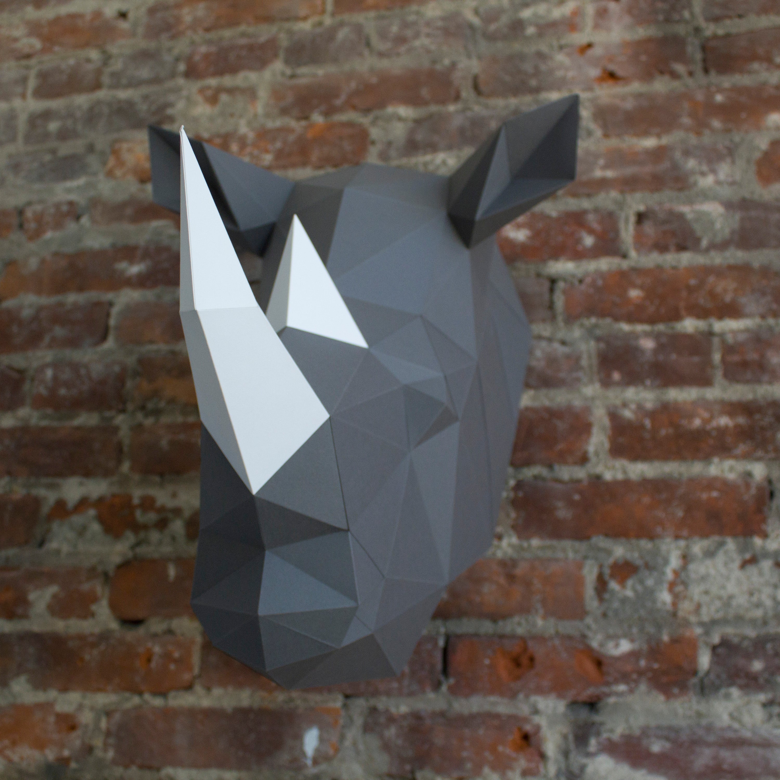 Beverly The Rhino | Diy Paper Craft Animal Kit