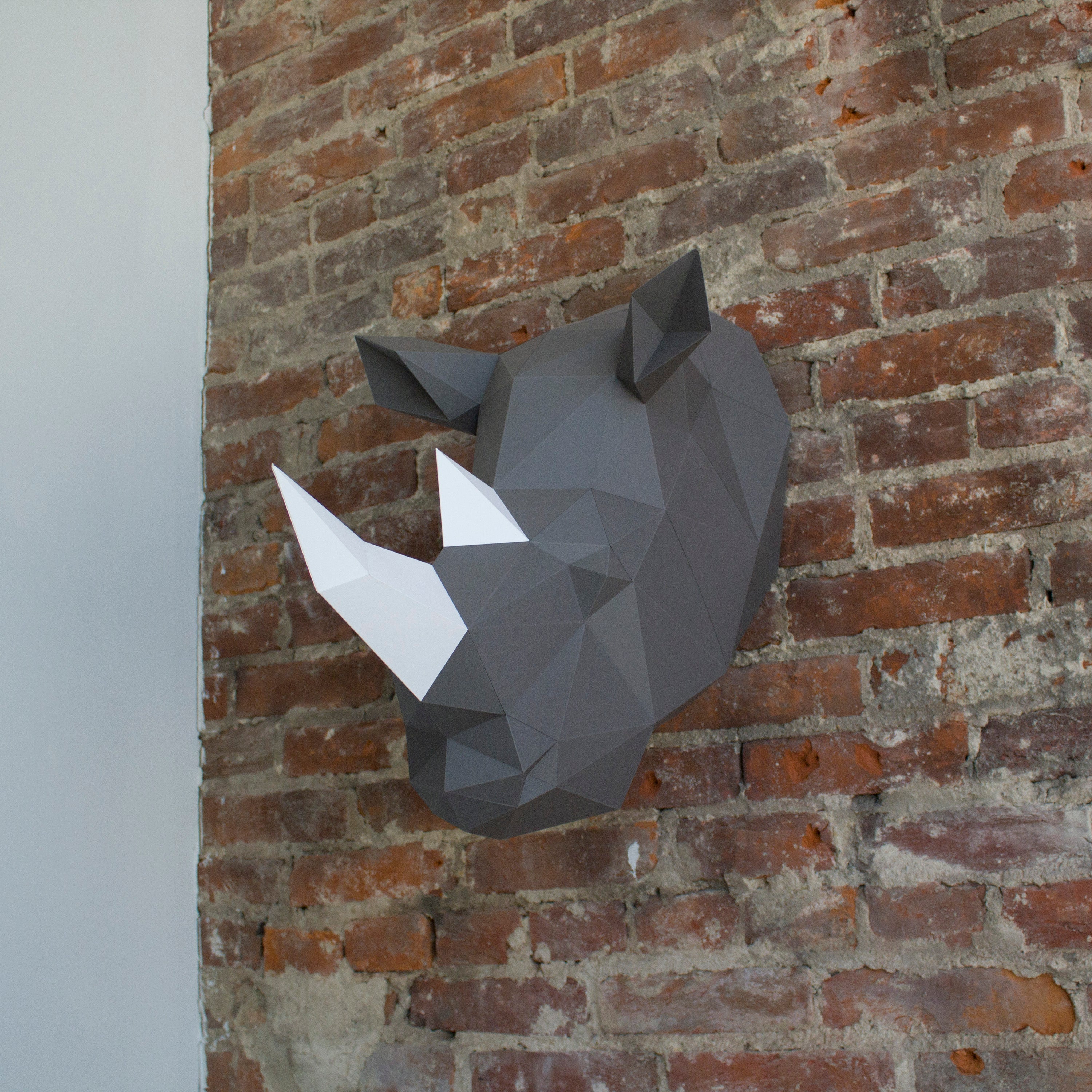 Beverly The Rhino | Diy Paper Craft Animal Kit
