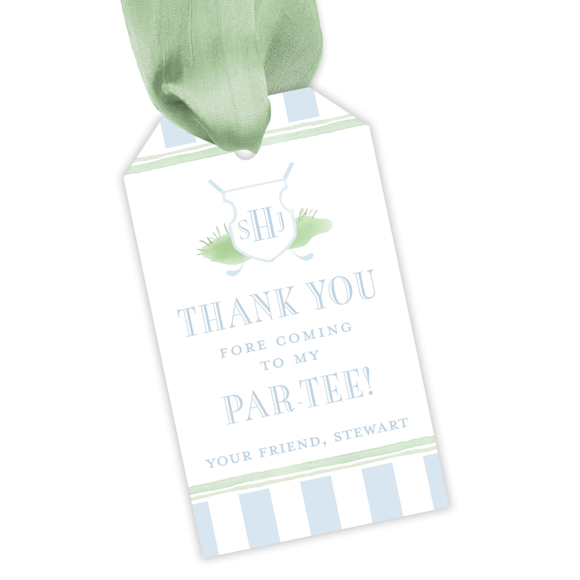 Golf Par-tee Party Favor Tag