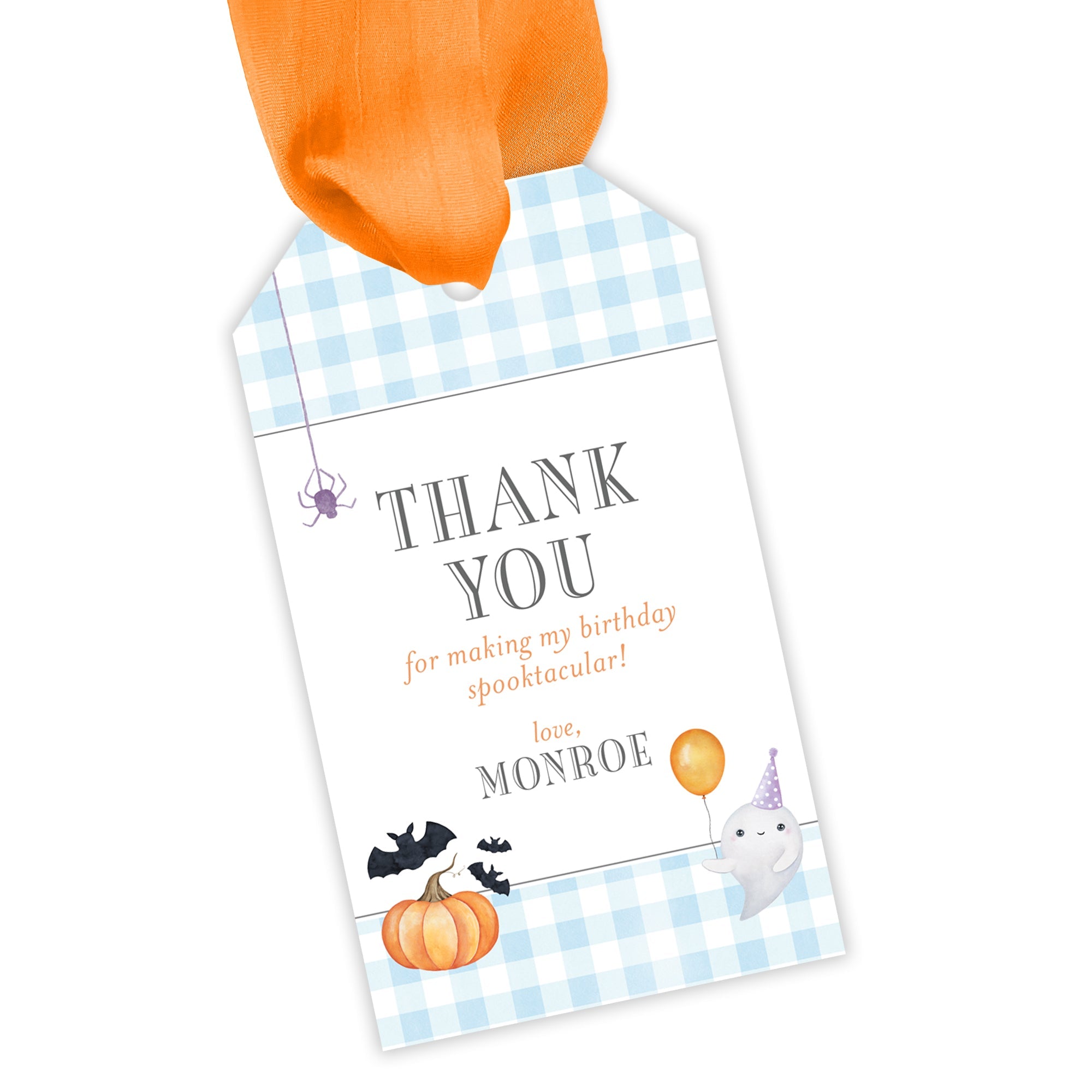 Sweet & Spooky Party Favor Tag