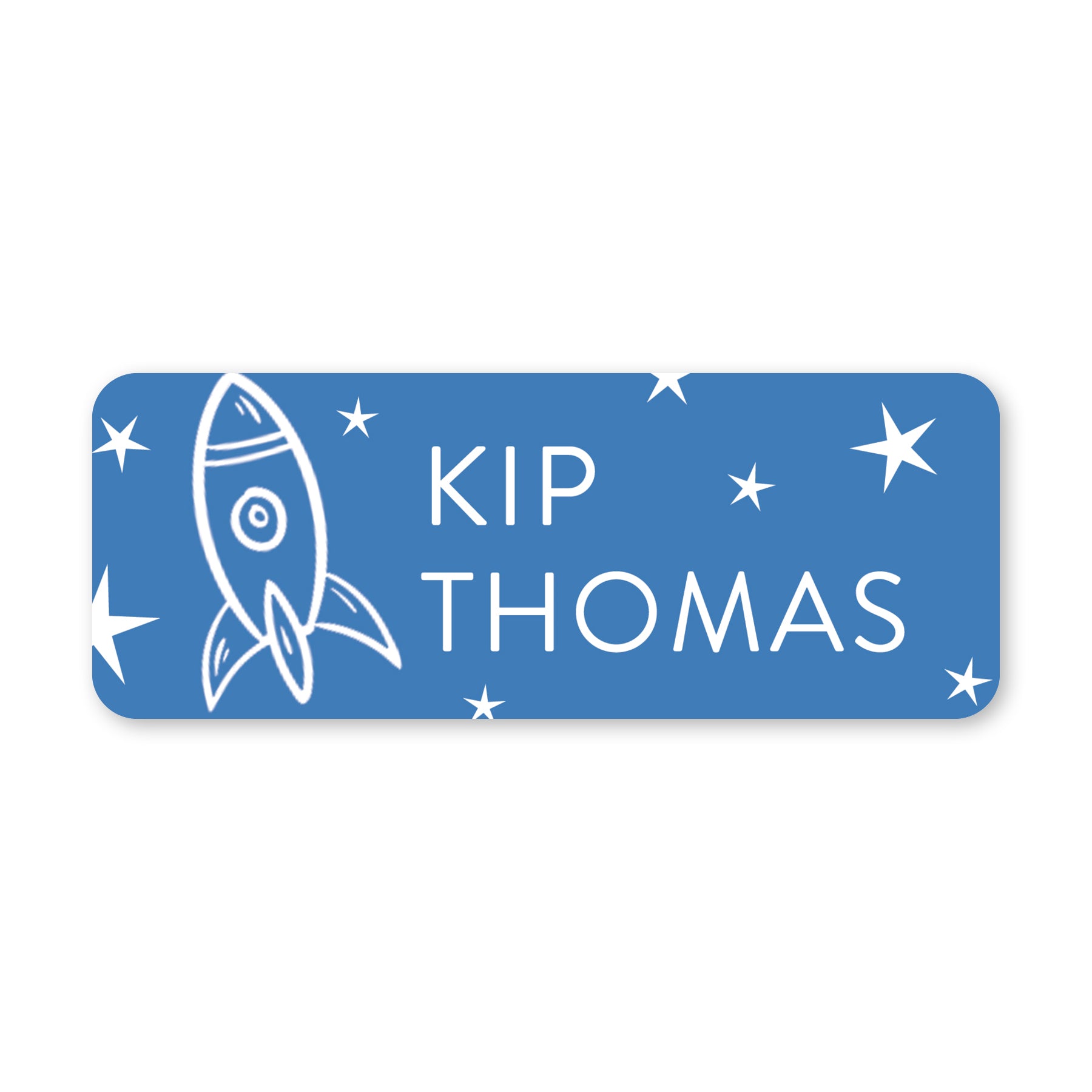 Rocket Vinyl School Labels