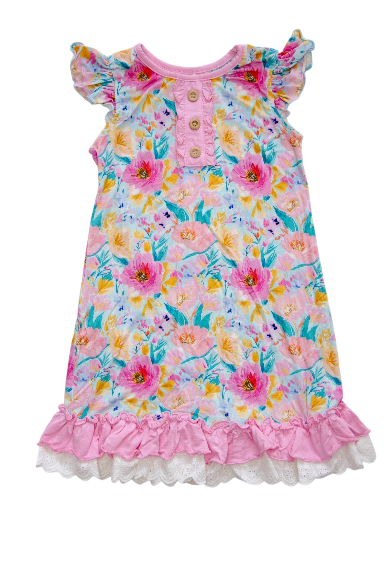 Sunlit Poppy | Ruffle Toddler Gown