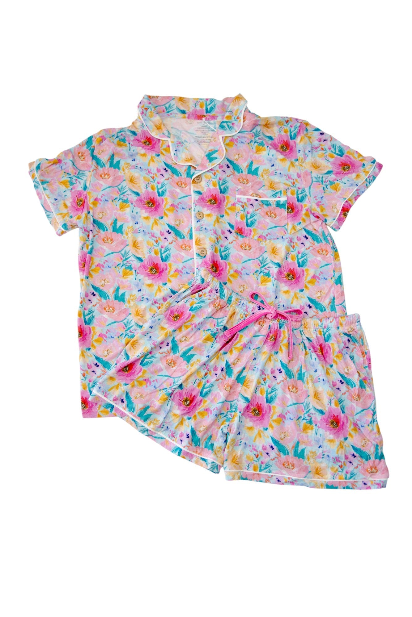 Sunlit Poppy | Women's Two Piece Bamboo Lounge Set