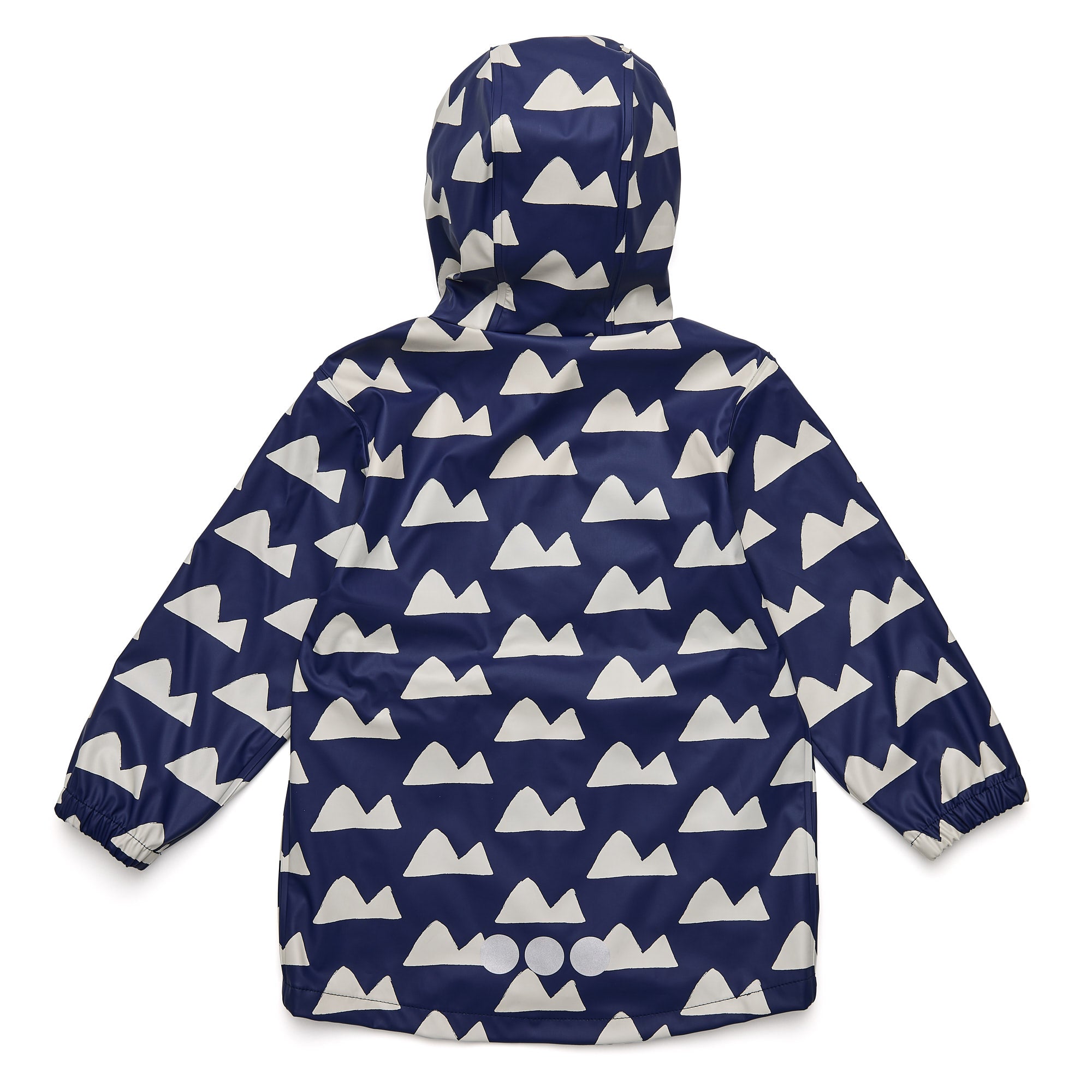 Navy Peak To Peak Recycled Waterproof Raincoat