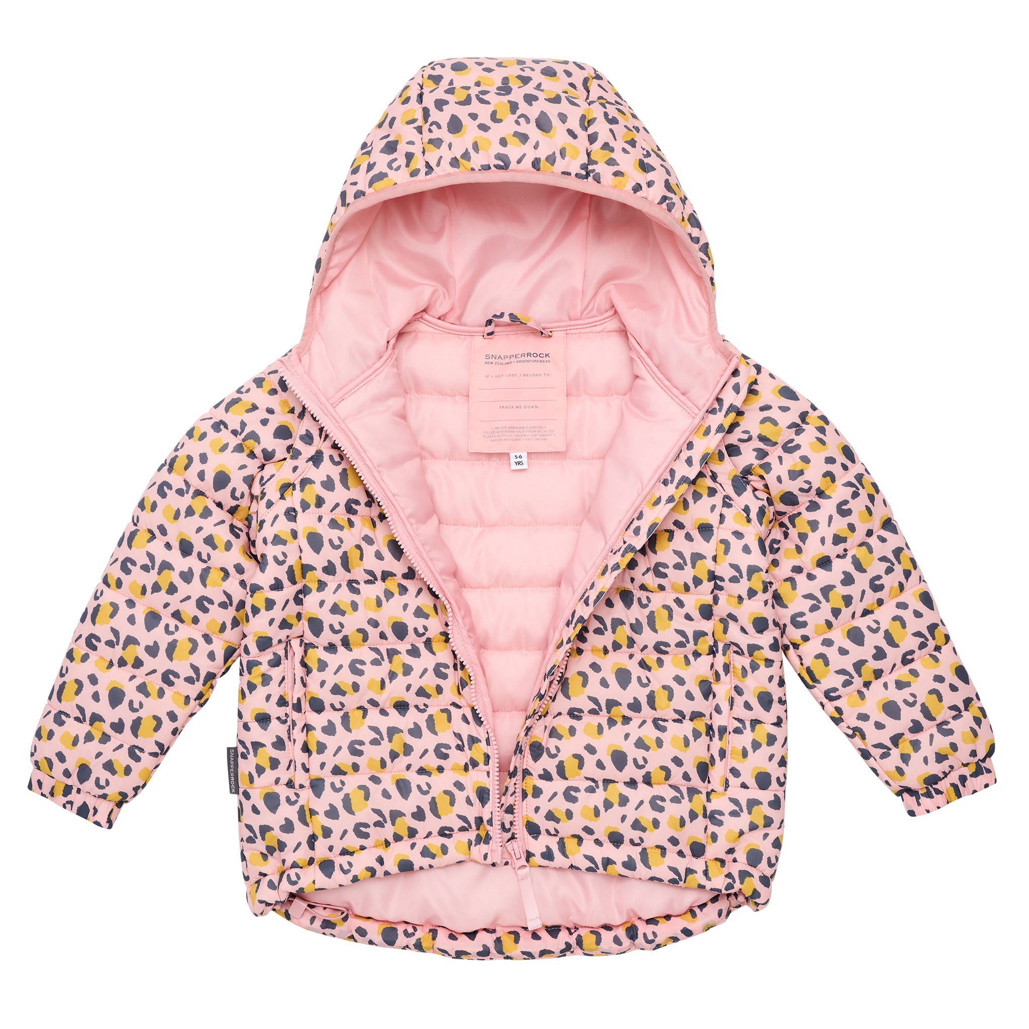 Leopard Love 2 In 1 Puffer Jacket