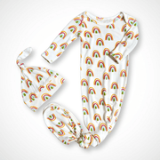 Rainbow Newborn Bamboo Gown