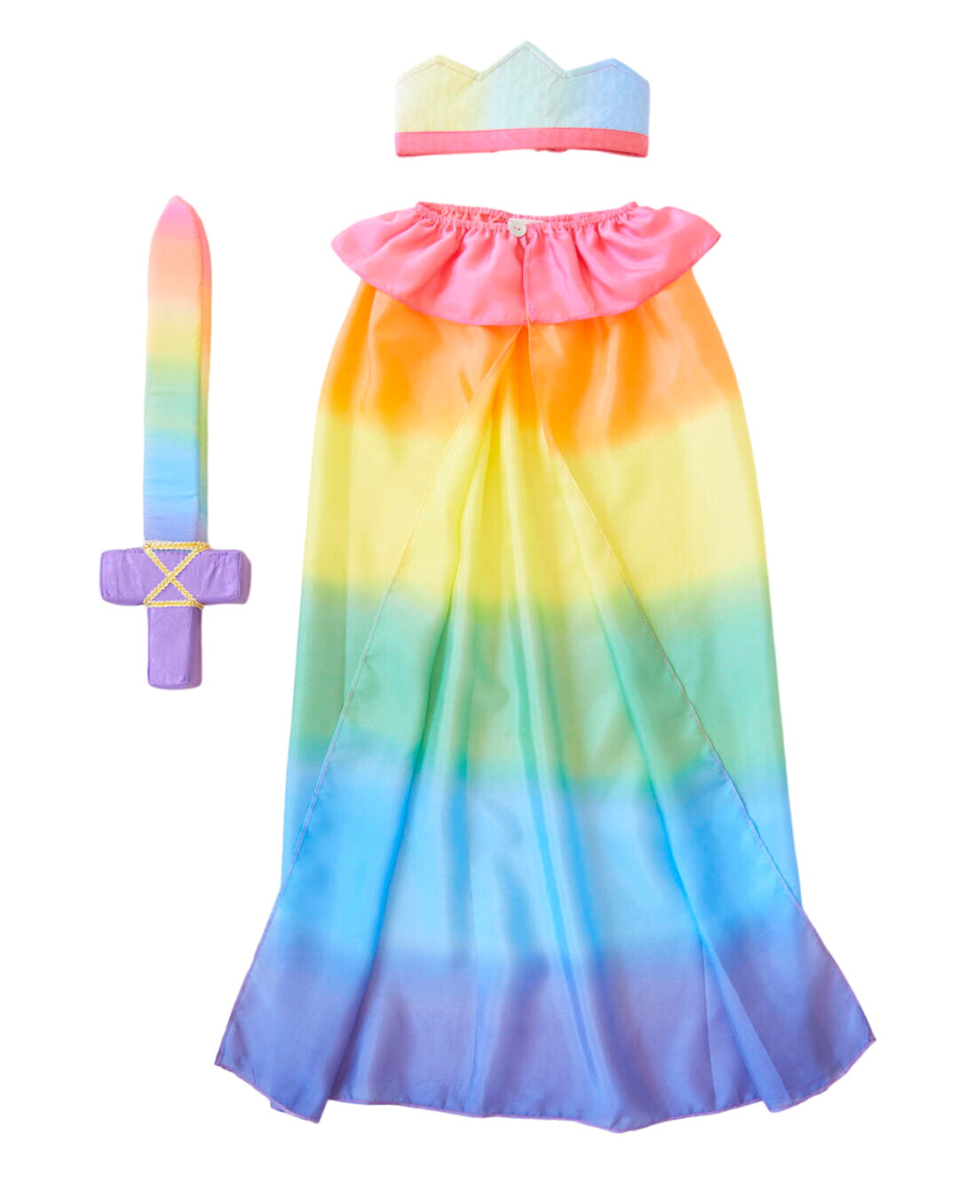 Sarah's Silks Rainbow Knight Dress Up Set