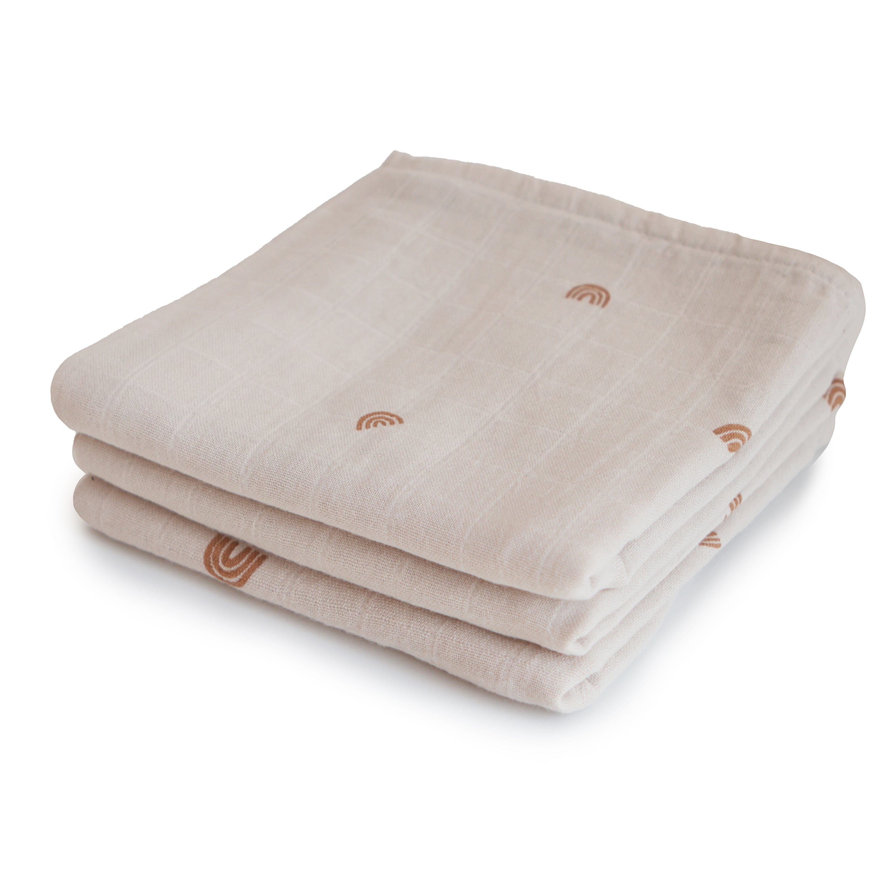 Organic Cotton Muslin Cloths 3-pack