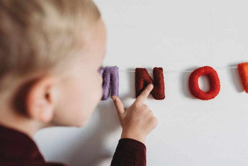 Alphabet Garland (rainbow)