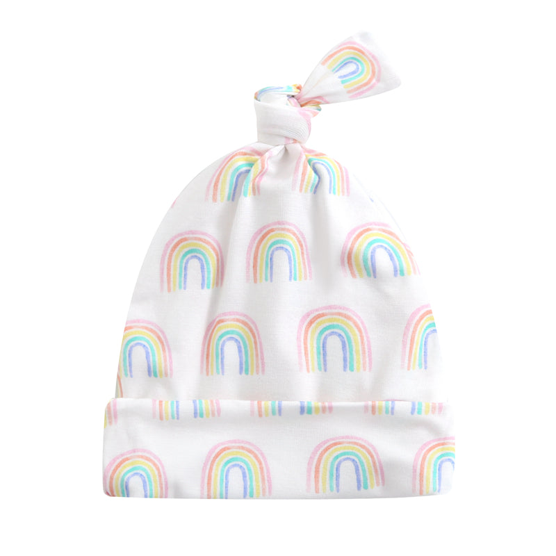 Forever Rainbow Baby Beanie Hat
