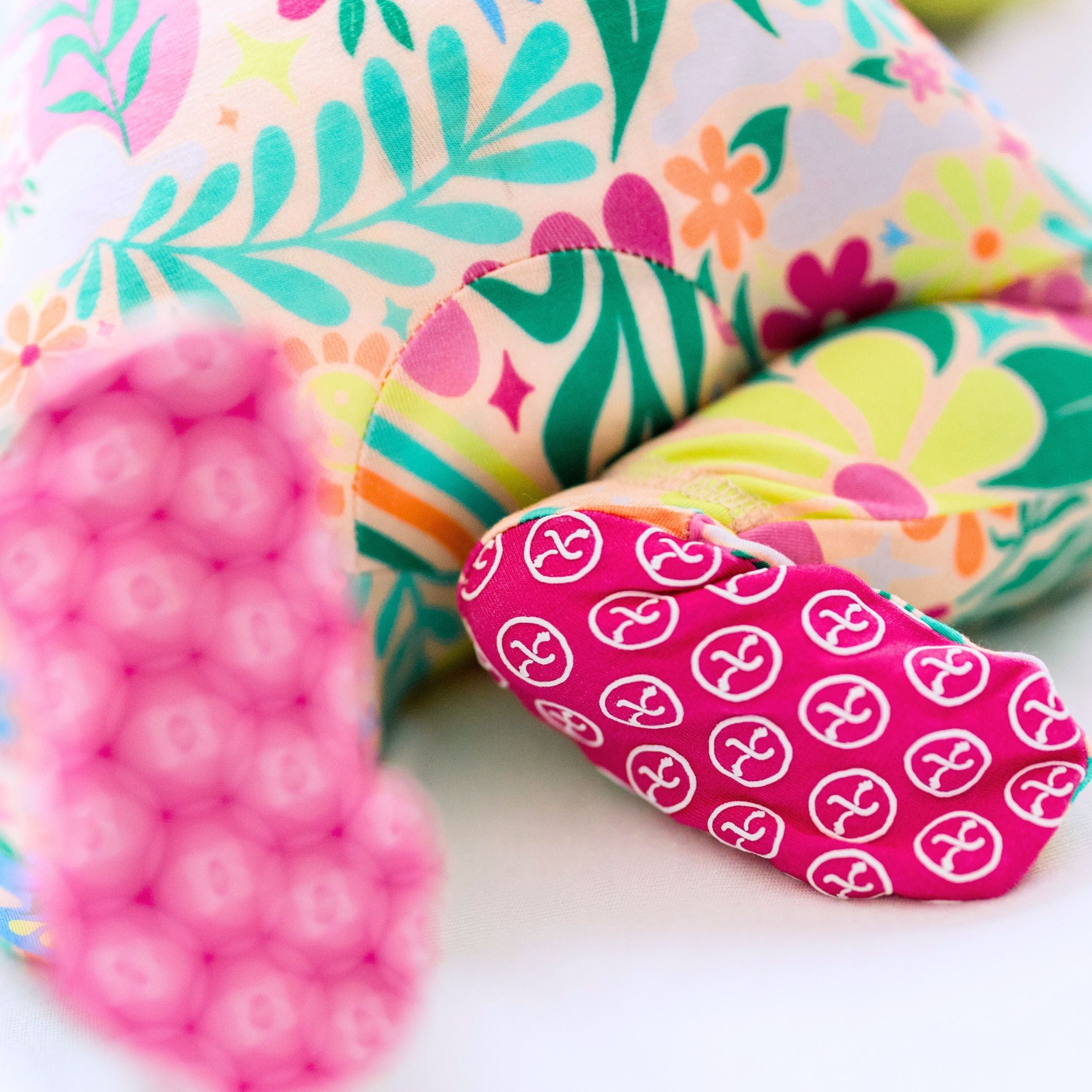 The Second-skin Footie | Rainbow Daisy Babe | "patience & Kindness"