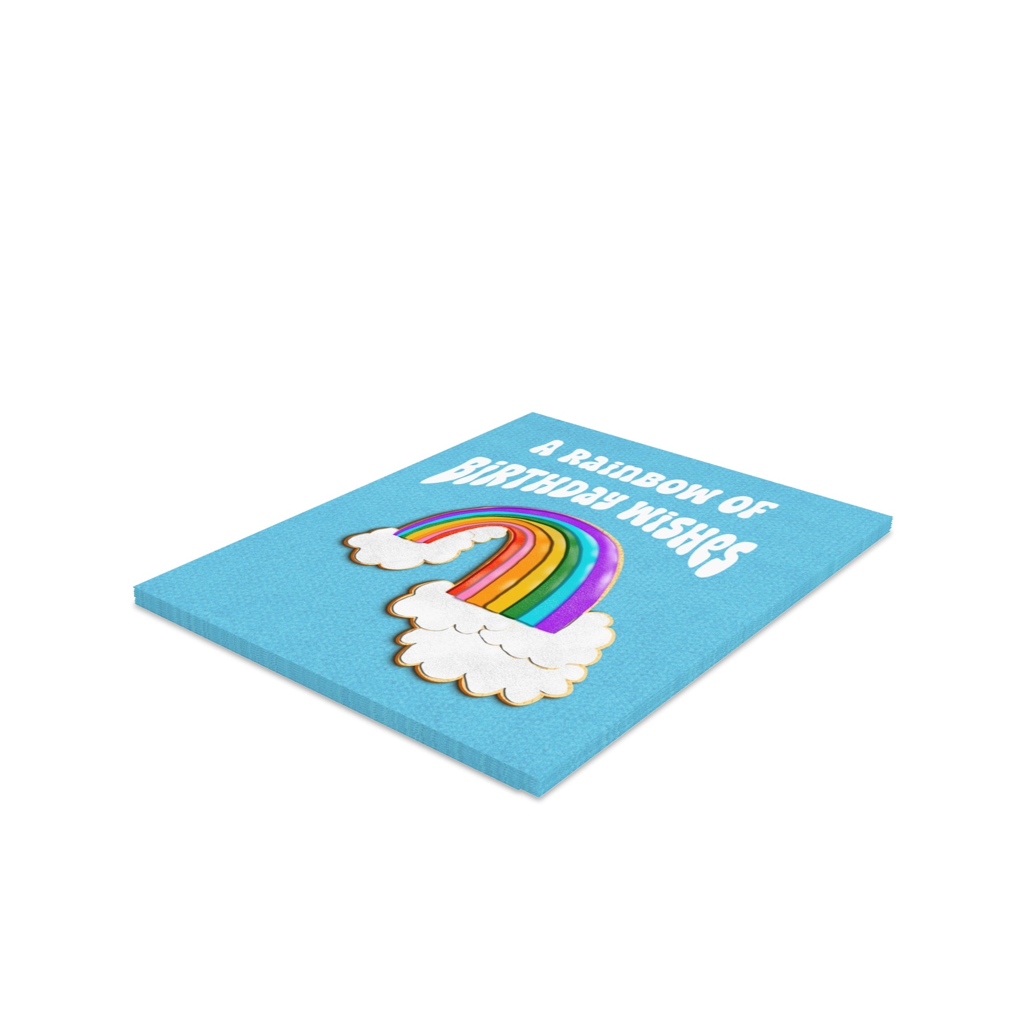 Rainbow Birthday Wishes Greeting Card