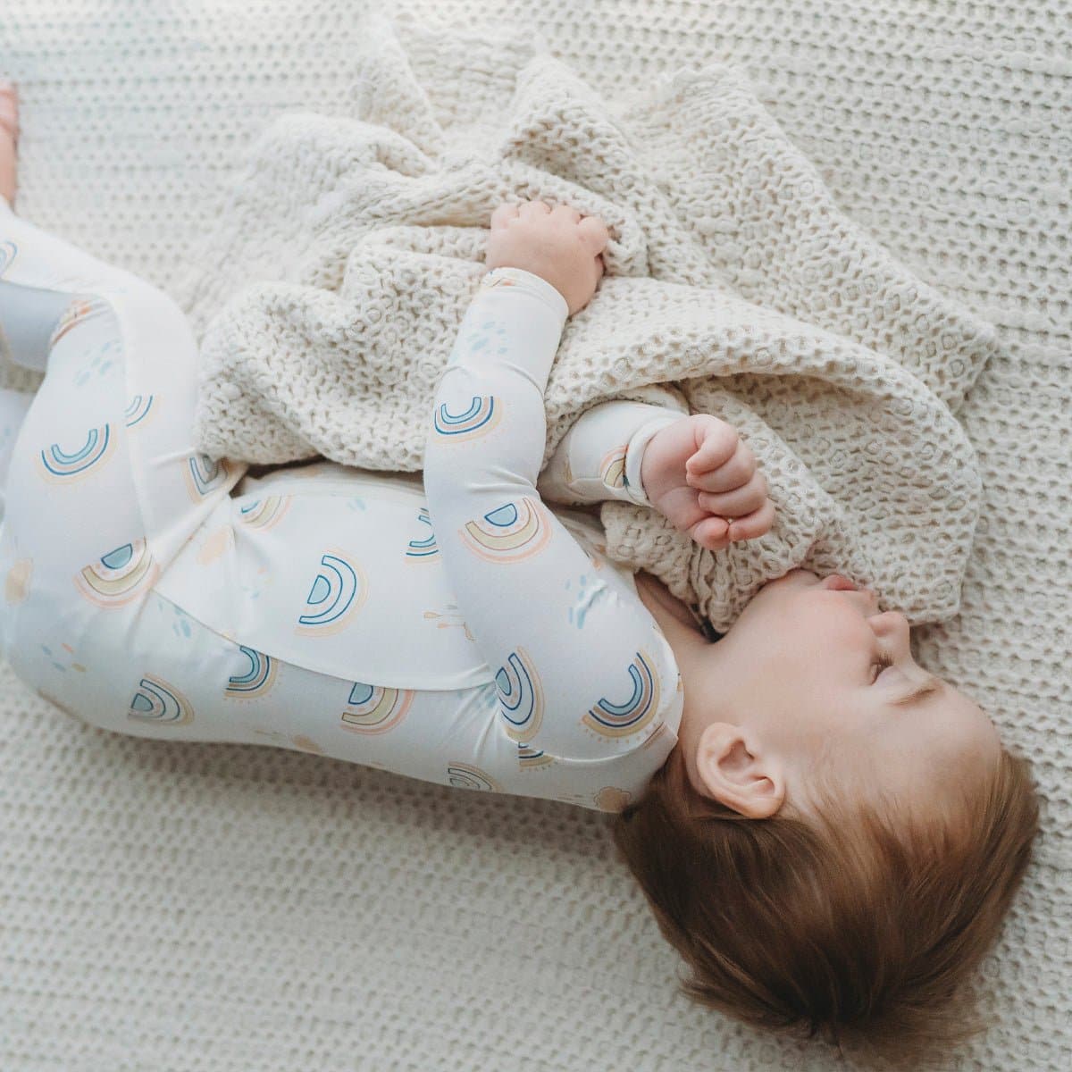 Rainbows Bamboo Convertible Footie