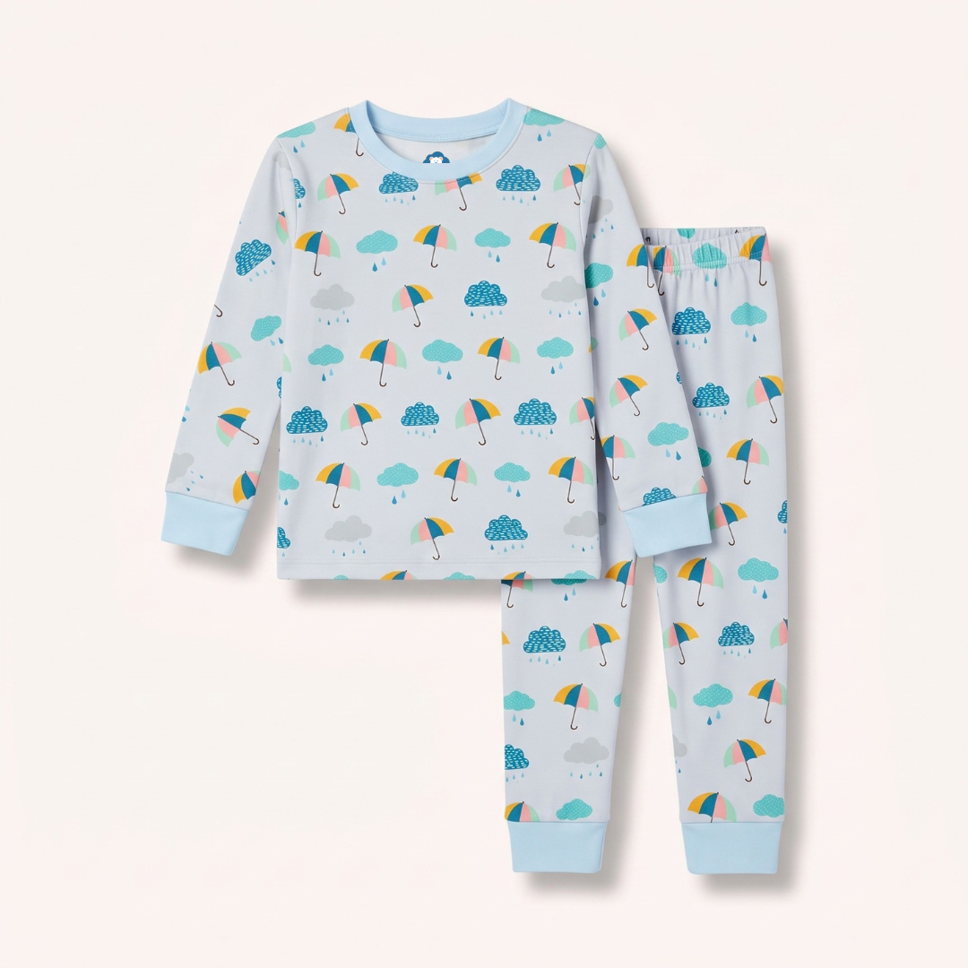 Girls' Raindrop Retreat Pajamas